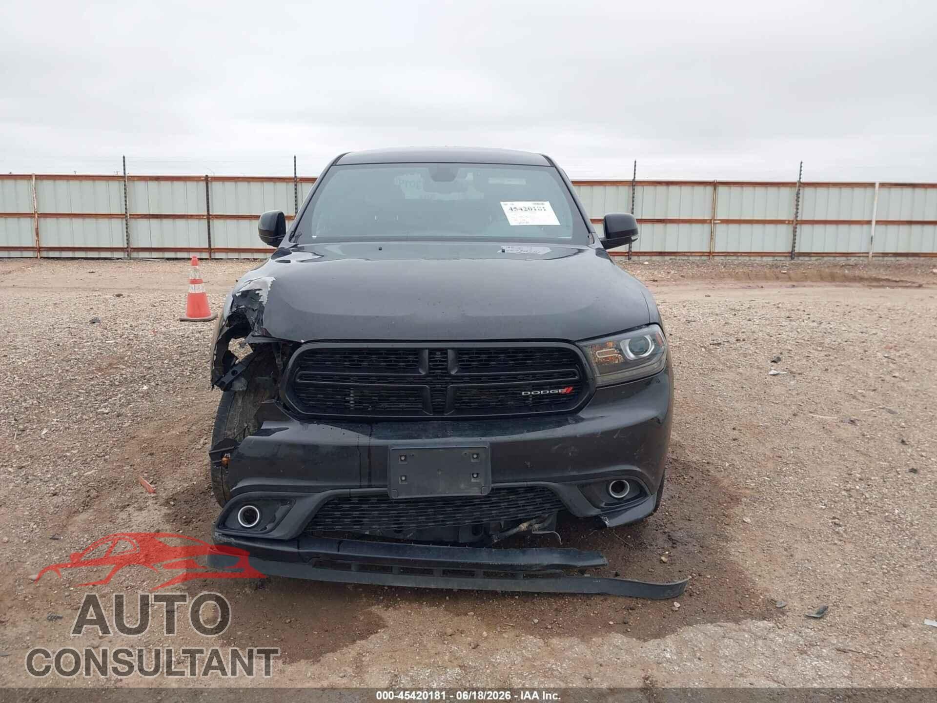 DODGE DURANGO 2015 - 1C4RDJDG8FC114621