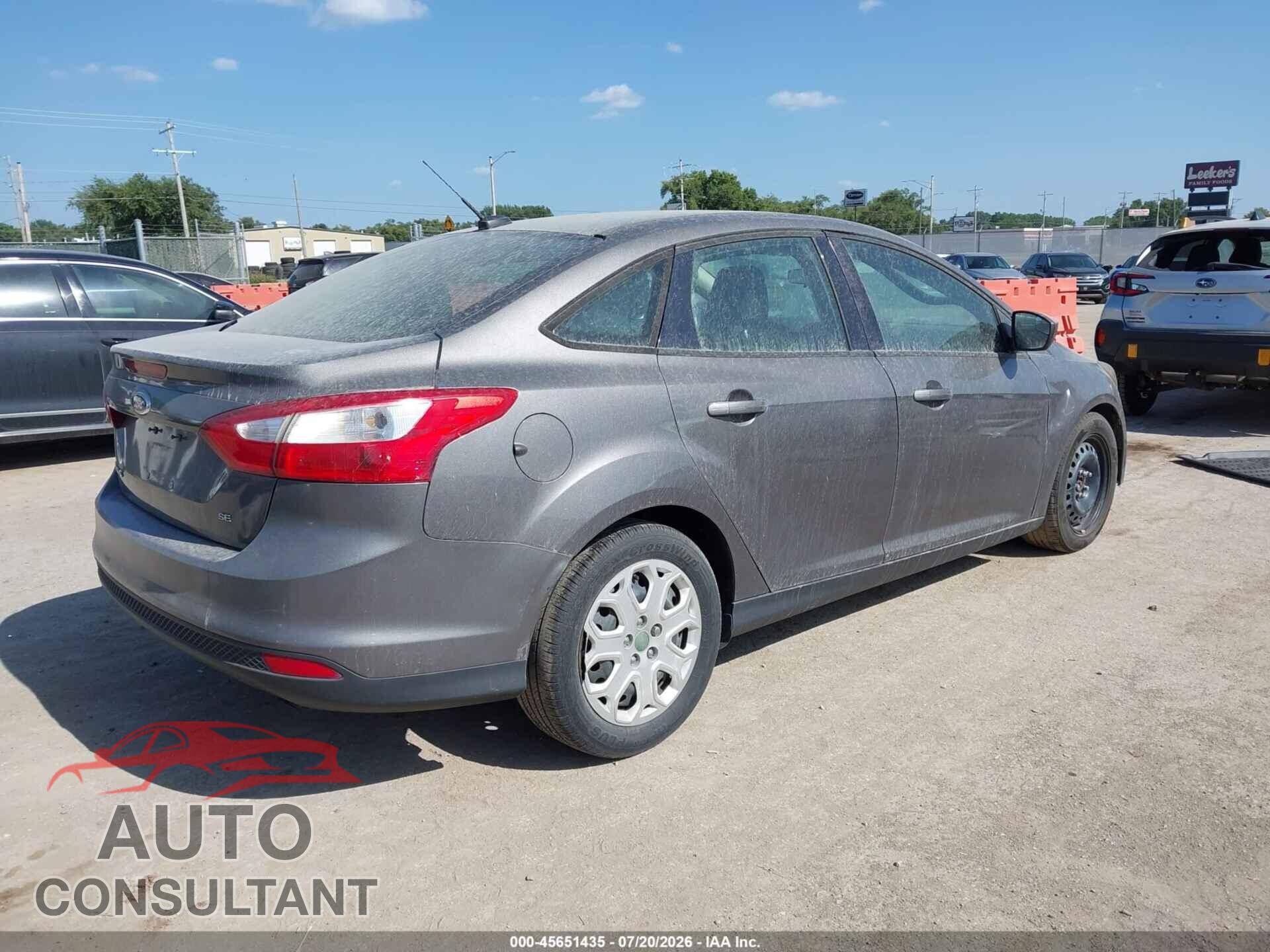FORD FOCUS 2012 - 1FAHP3F22CL217356
