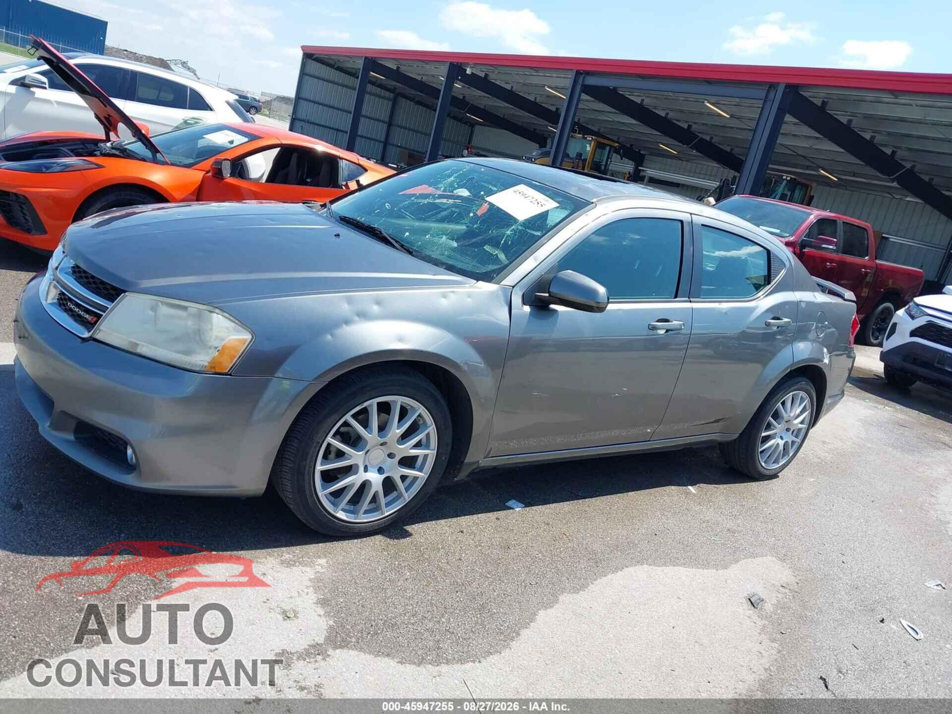 DODGE AVENGER 2012 - 1C3CDZEG4CN290900