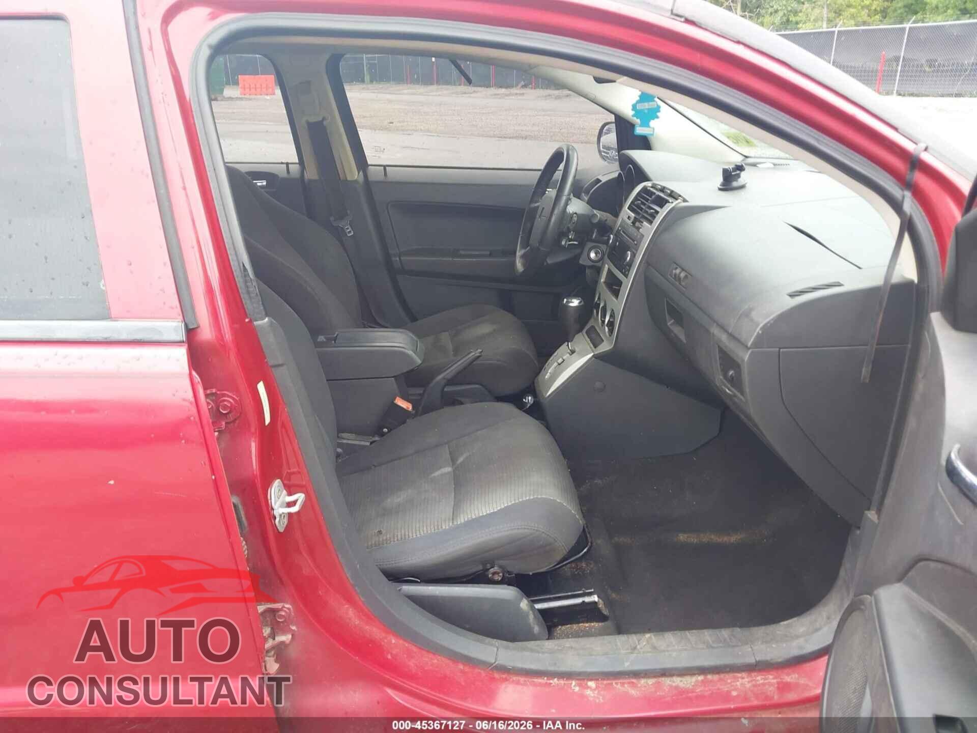 DODGE CALIBER 2009 - 1B3HB48A39D104863