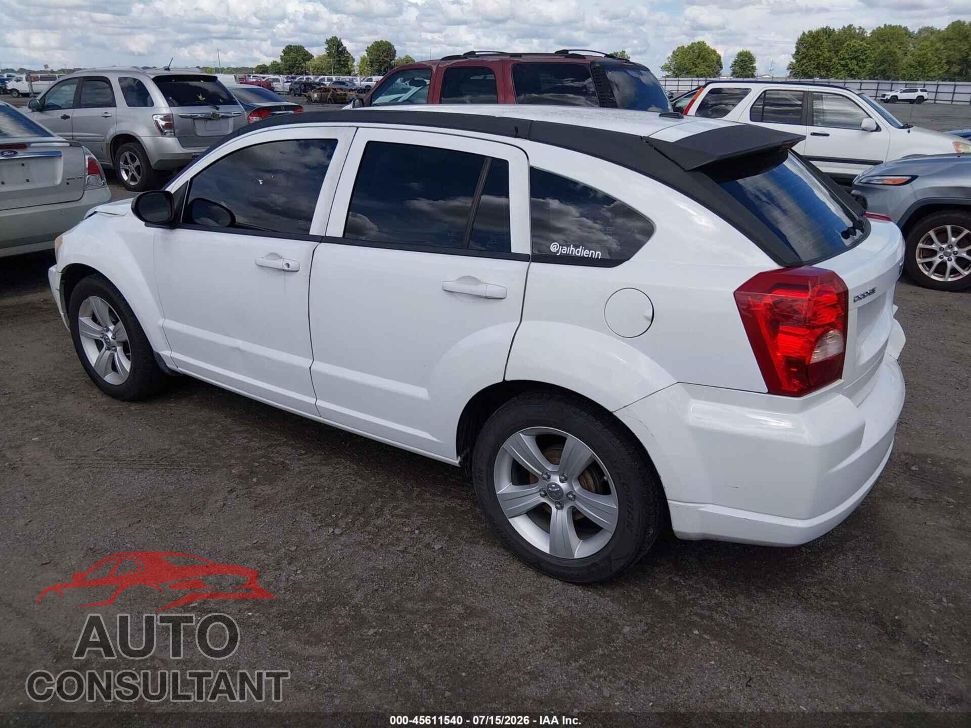 DODGE CALIBER 2011 - 1B3CB3HA6BD205406