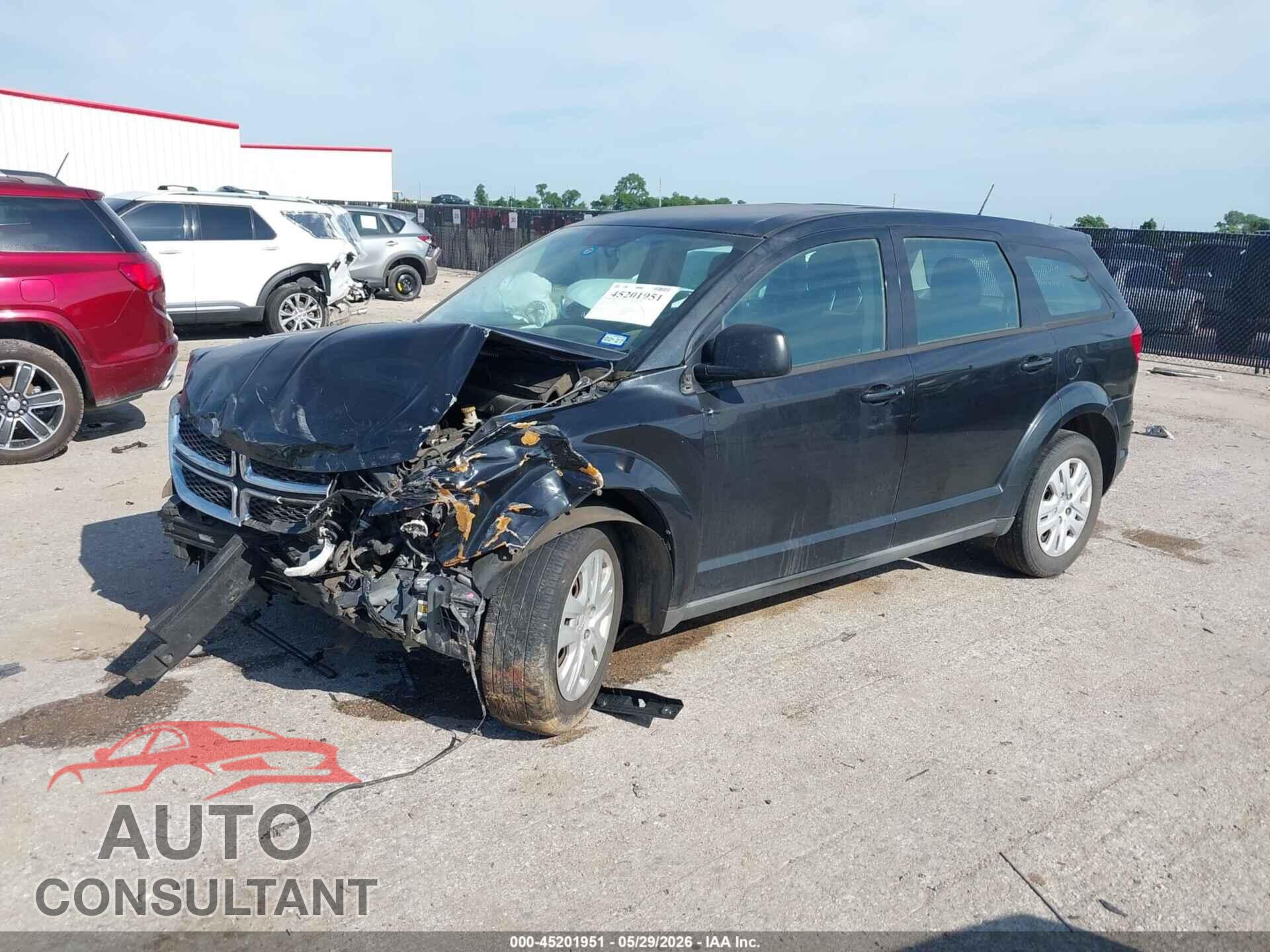 DODGE JOURNEY 2013 - 3C4PDCAB4DT728613