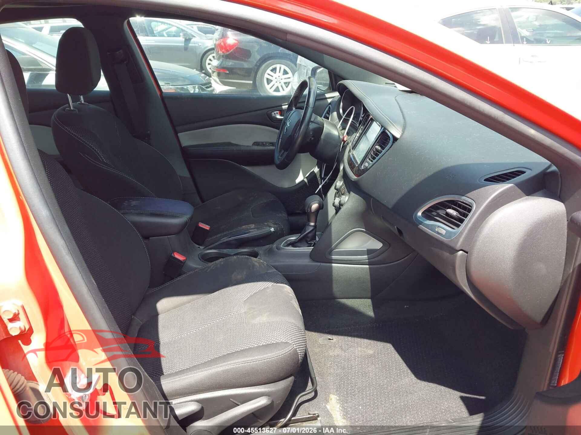 DODGE DART 2016 - 1C3CDFFA4GD822571