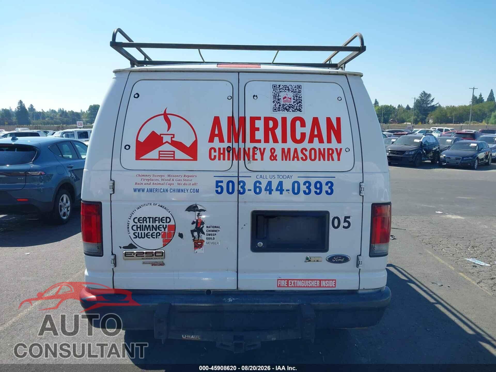FORD E-250 2013 - 1FTNE2EW0DDA54655