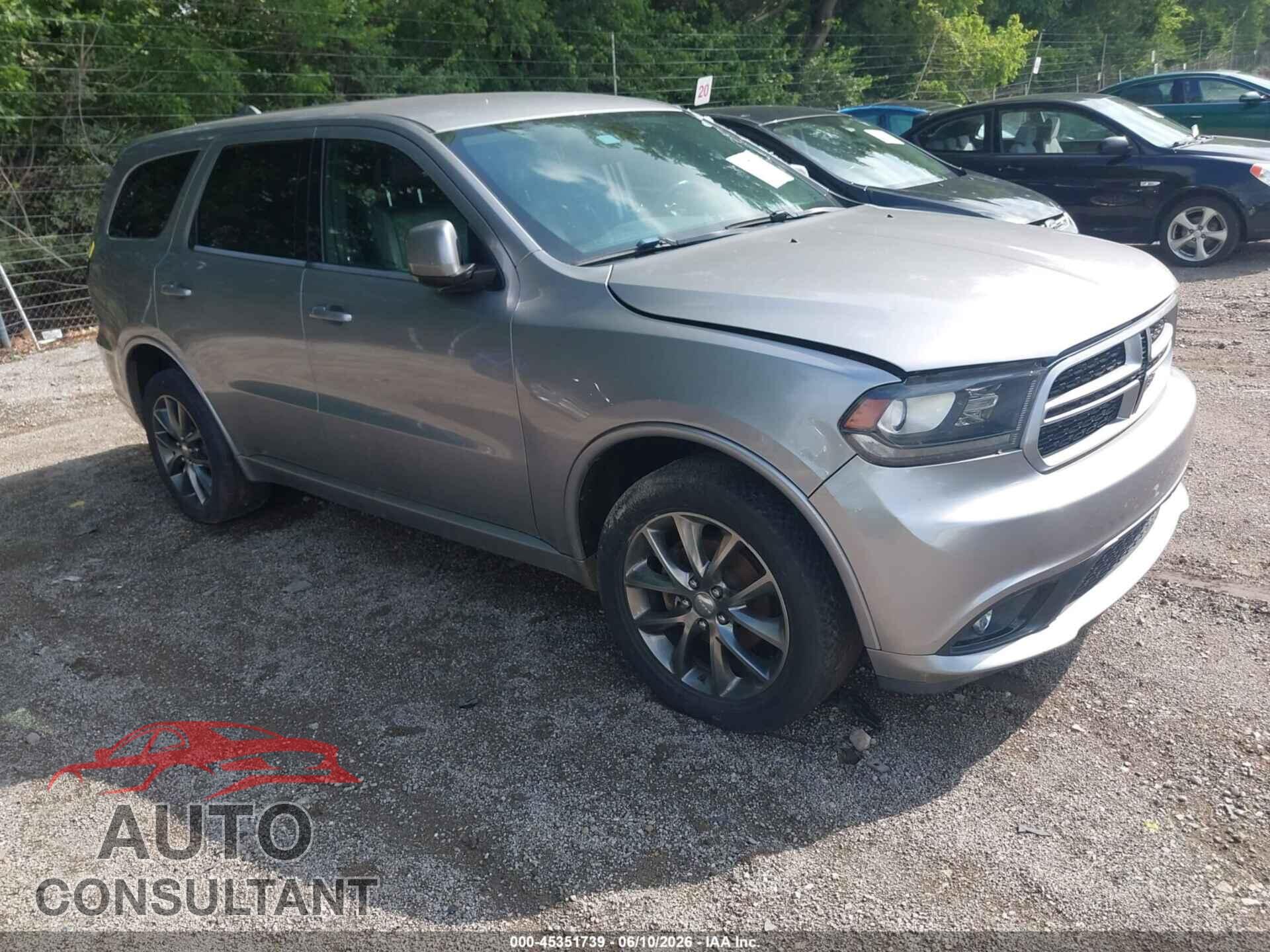 DODGE DURANGO 2017 - 1C4RDJDG5HC652423