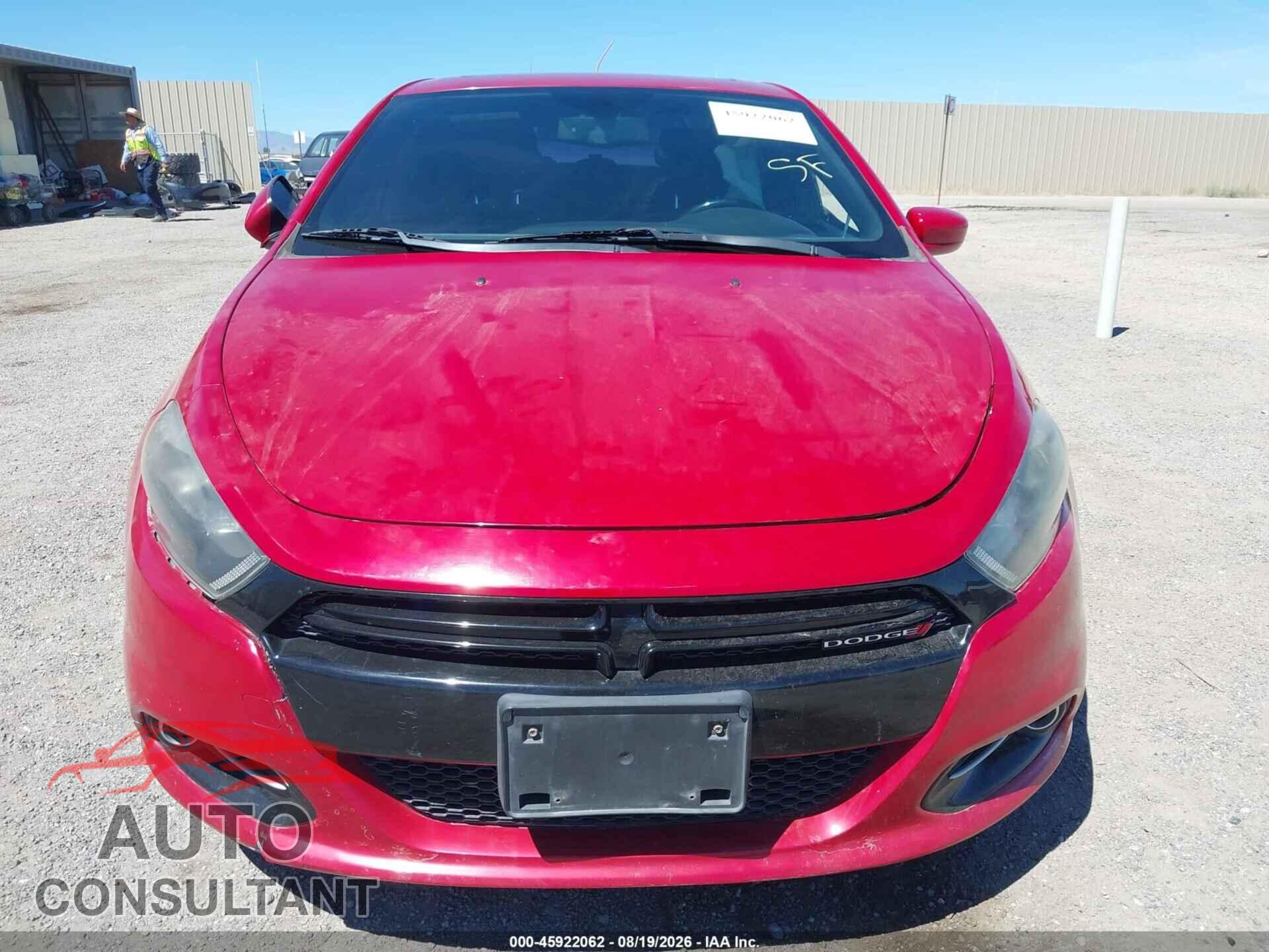 DODGE DART 2014 - 1C3CDFBB8ED767859