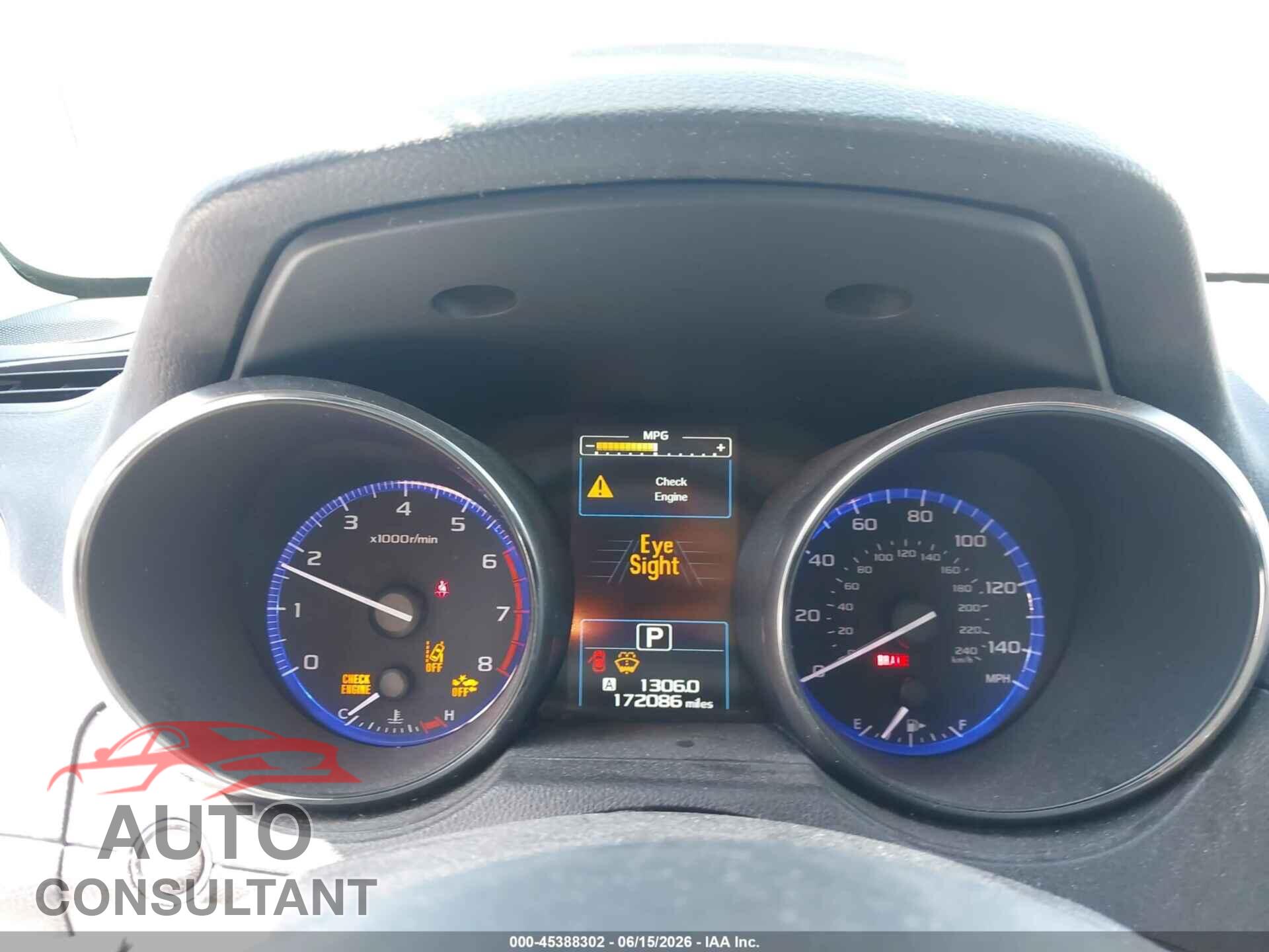 SUBARU LEGACY 2015 - 4S3BNAF60F3069452