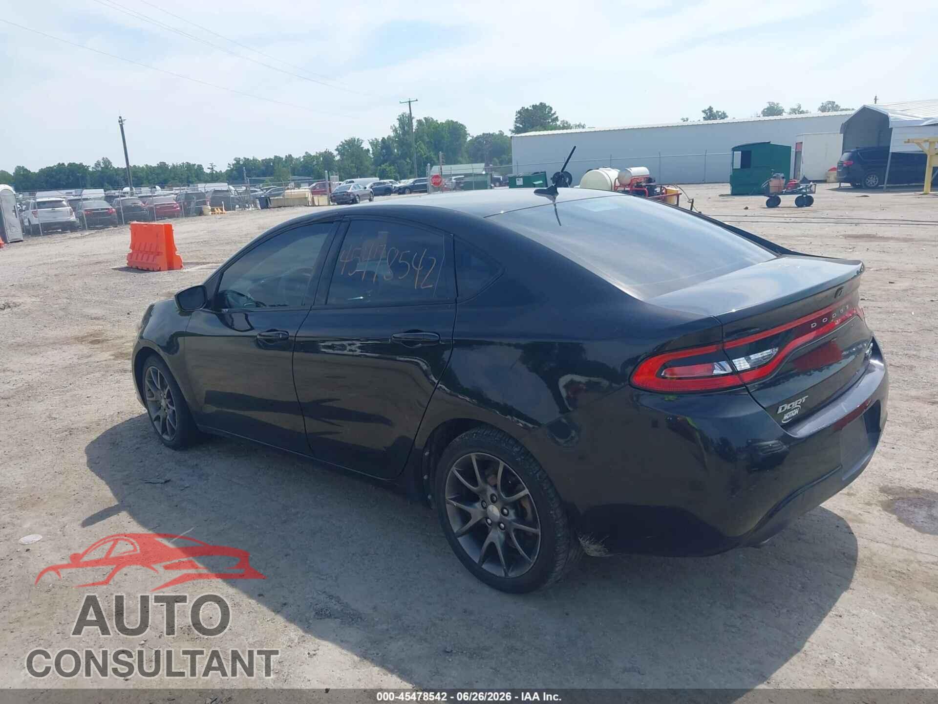 DODGE DART 2013 - 1C3CDFBH2DD153375