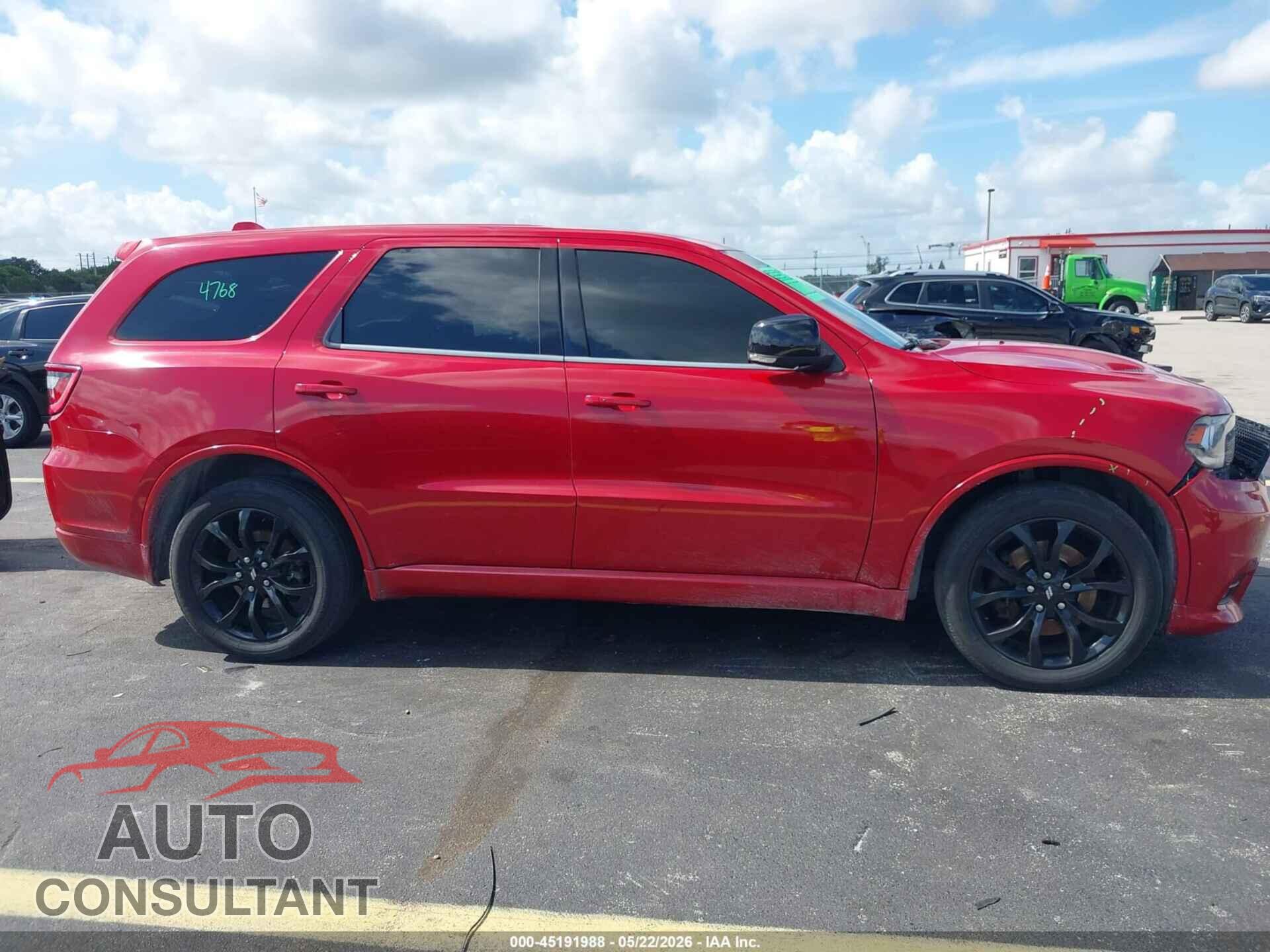 DODGE DURANGO 2019 - 1C4SDHCT8KC820510