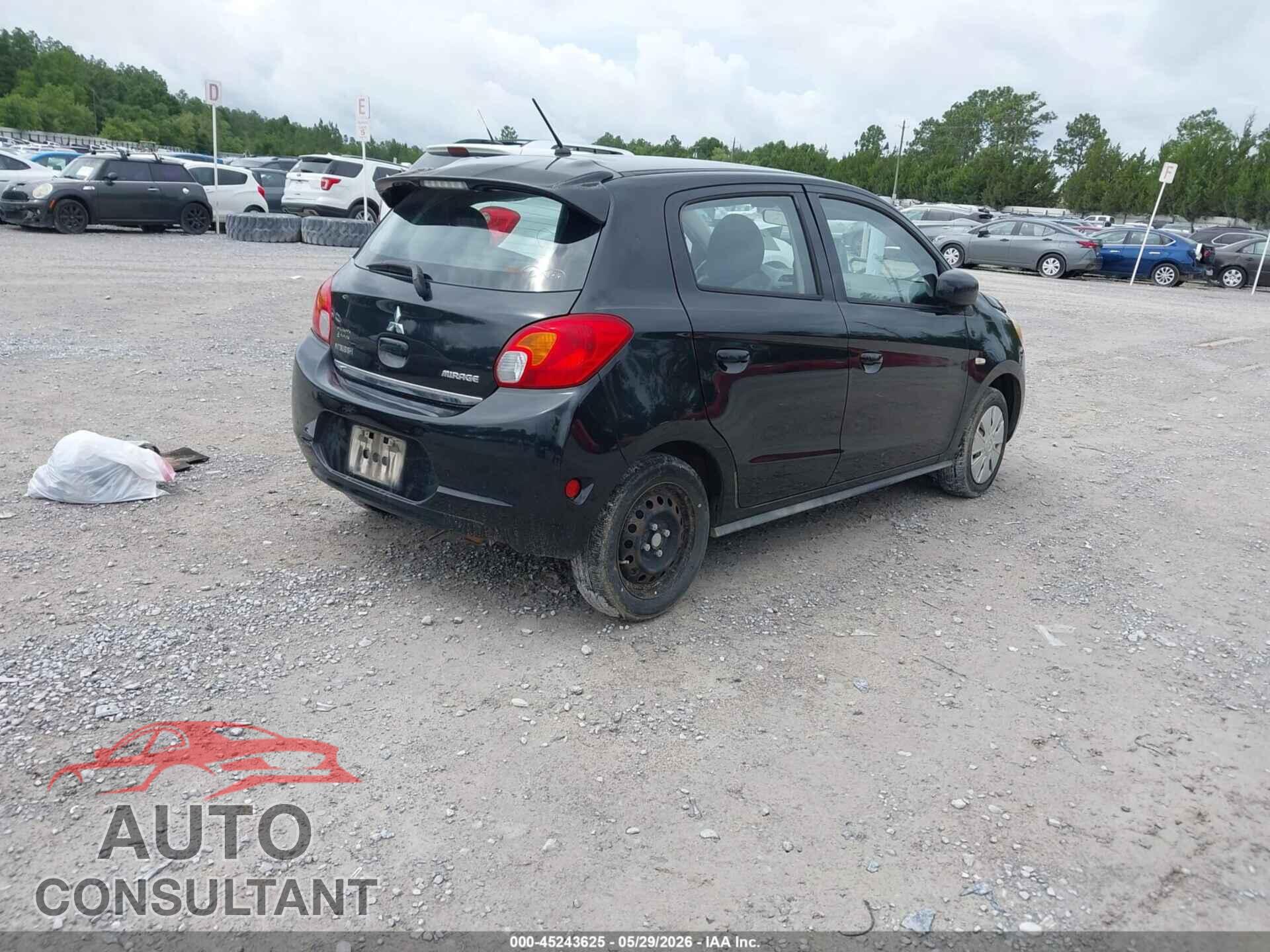 MITSUBISHI MIRAGE 2015 - ML32A3HJ7FH006931