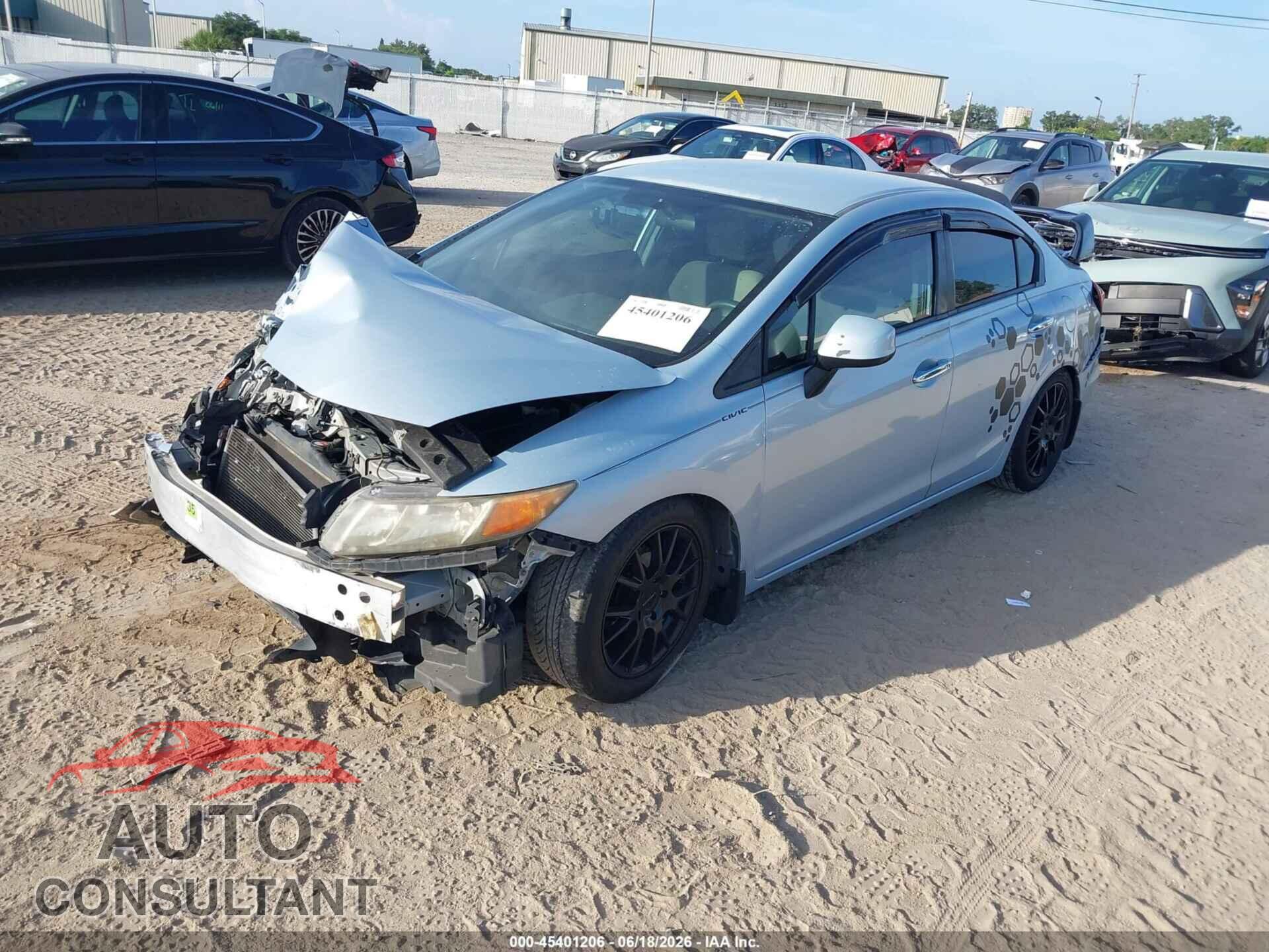HONDA CIVIC 2012 - 19XFB2F53CE040264