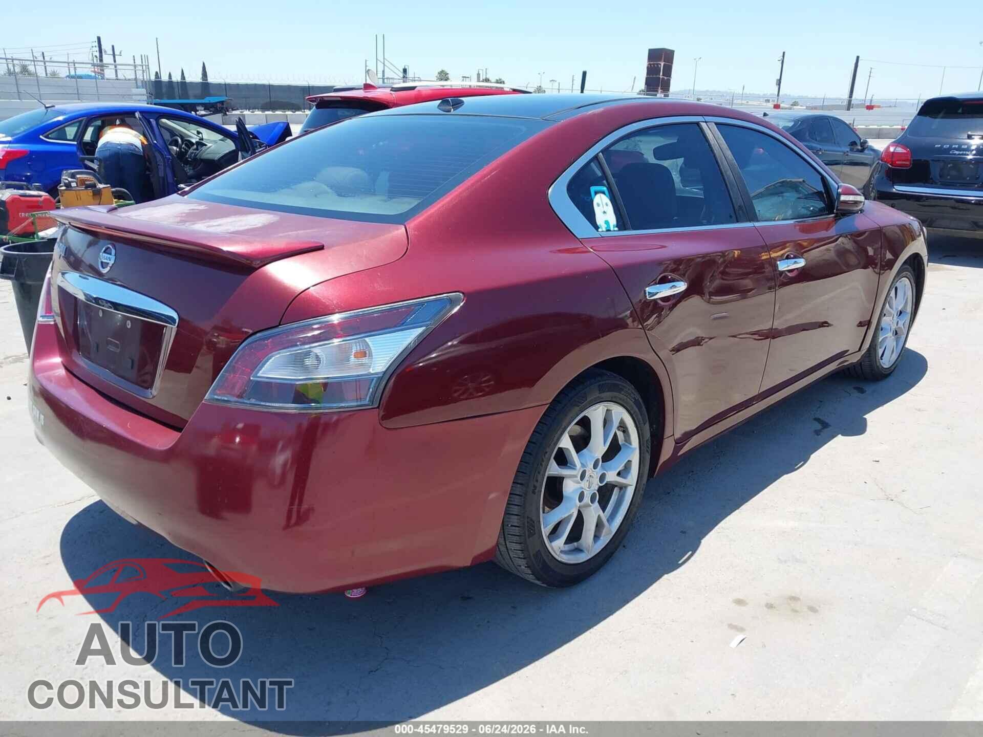 NISSAN MAXIMA 2012 - 1N4AA5AP7CC800202