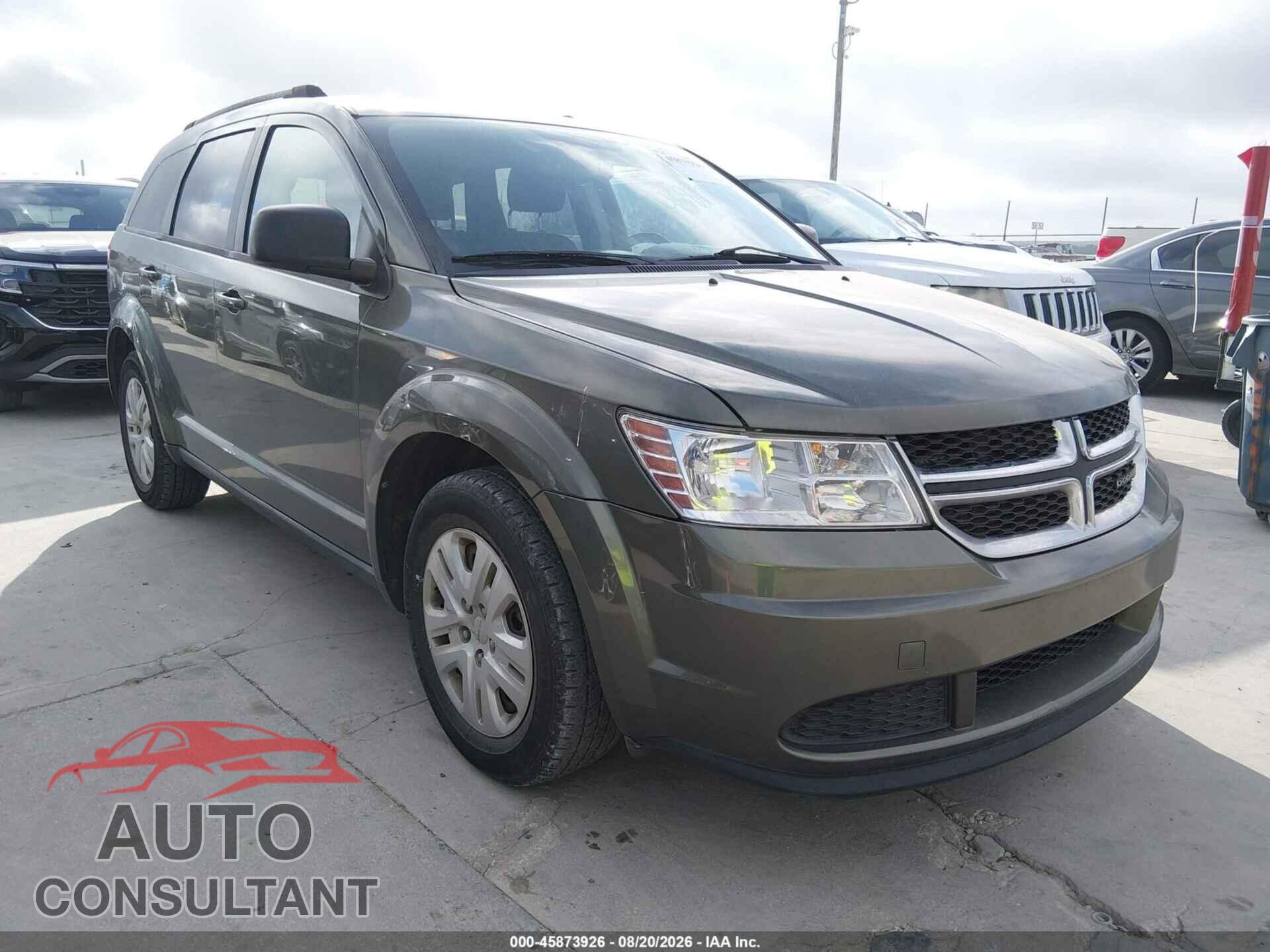 DODGE JOURNEY 2017 - 3C4PDCAB8HT673444