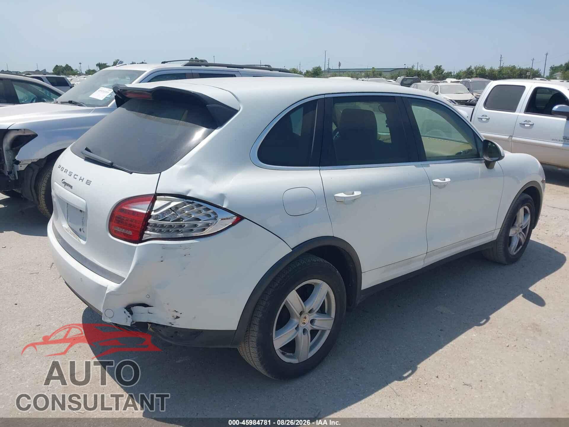 PORSCHE CAYENNE 2012 - WP1AA2A20CLA08095