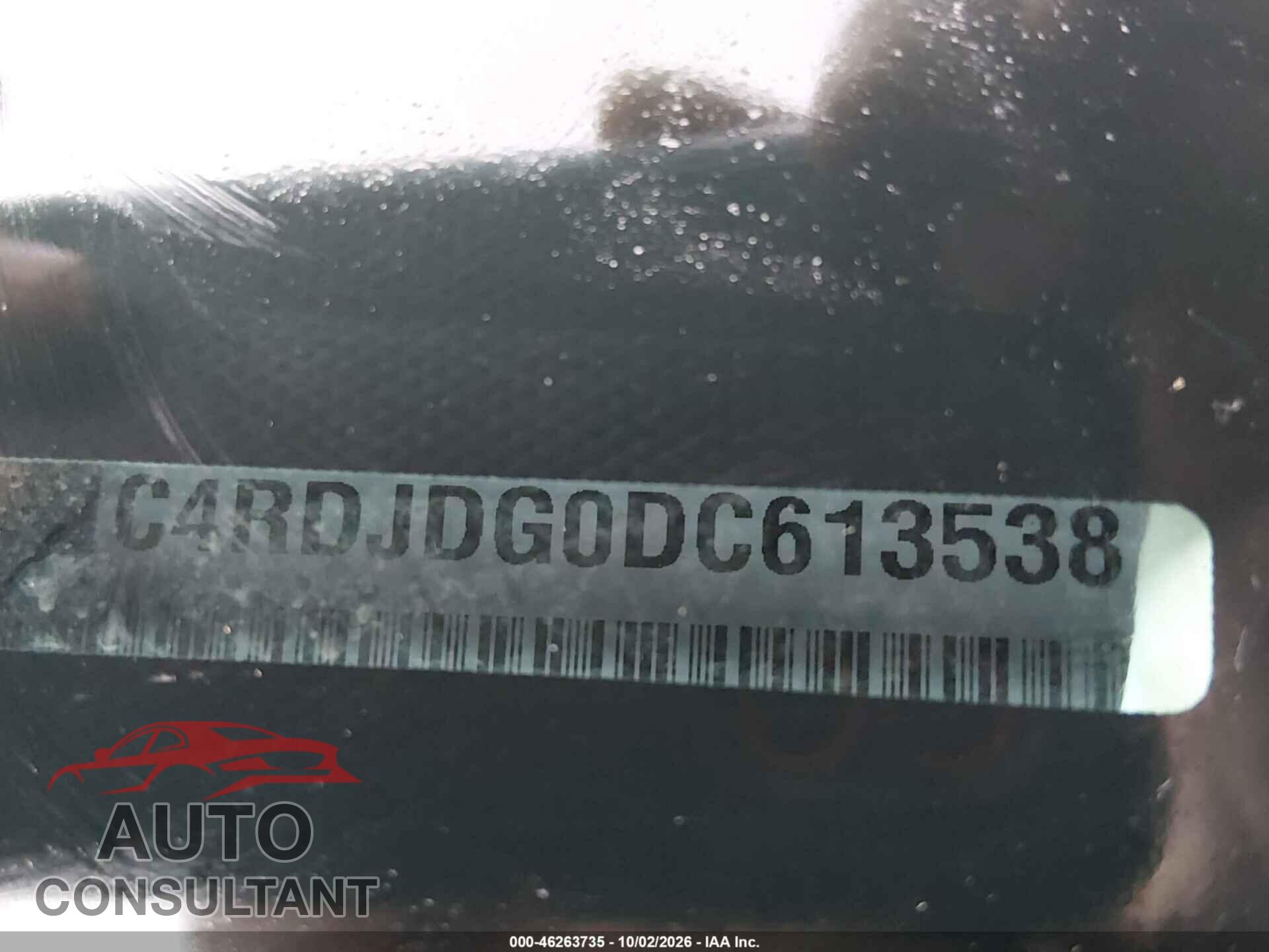 DODGE DURANGO 2013 - 1C4RDJDG0DC613538