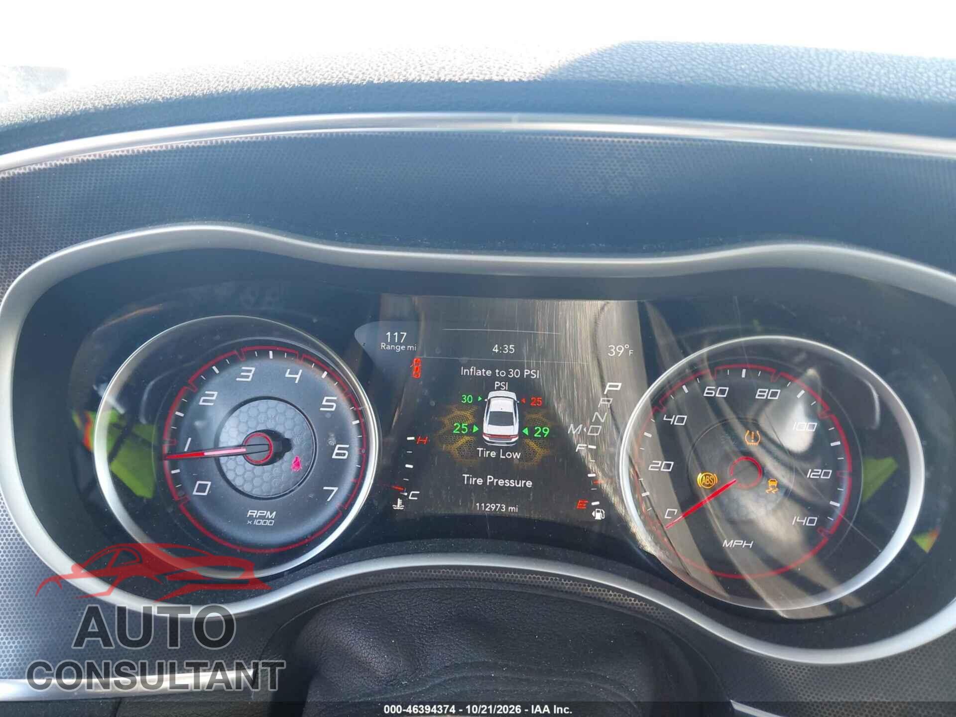 DODGE CHARGER 2018 - 2C3CDXJG1JH174604