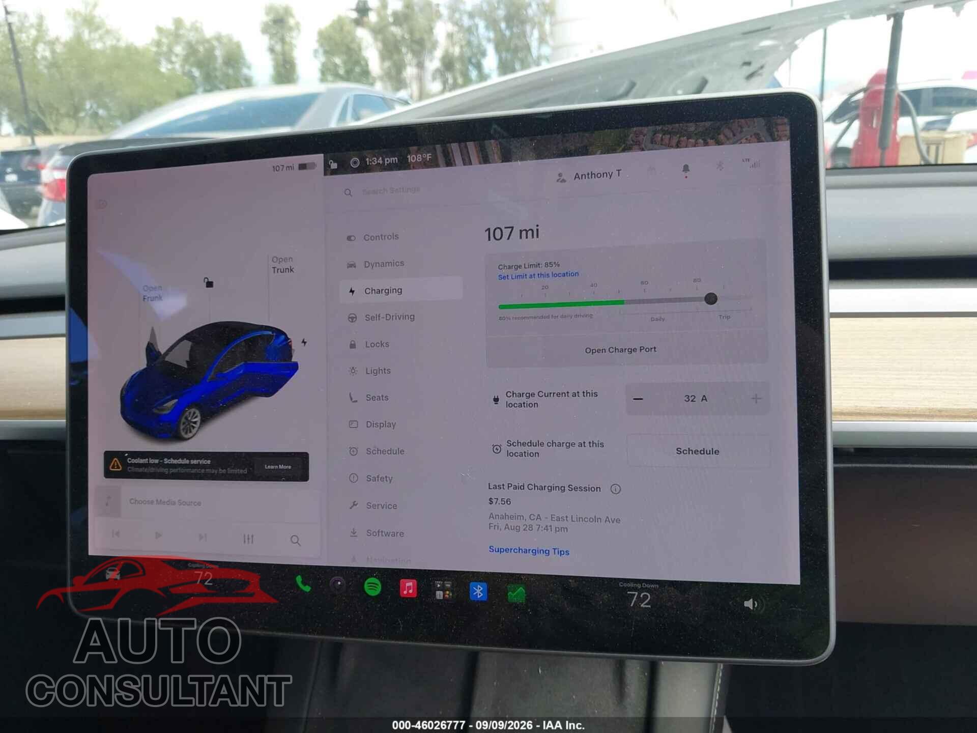 TESLA MODEL 3 2021 - 5YJ3E1EA1MF856761