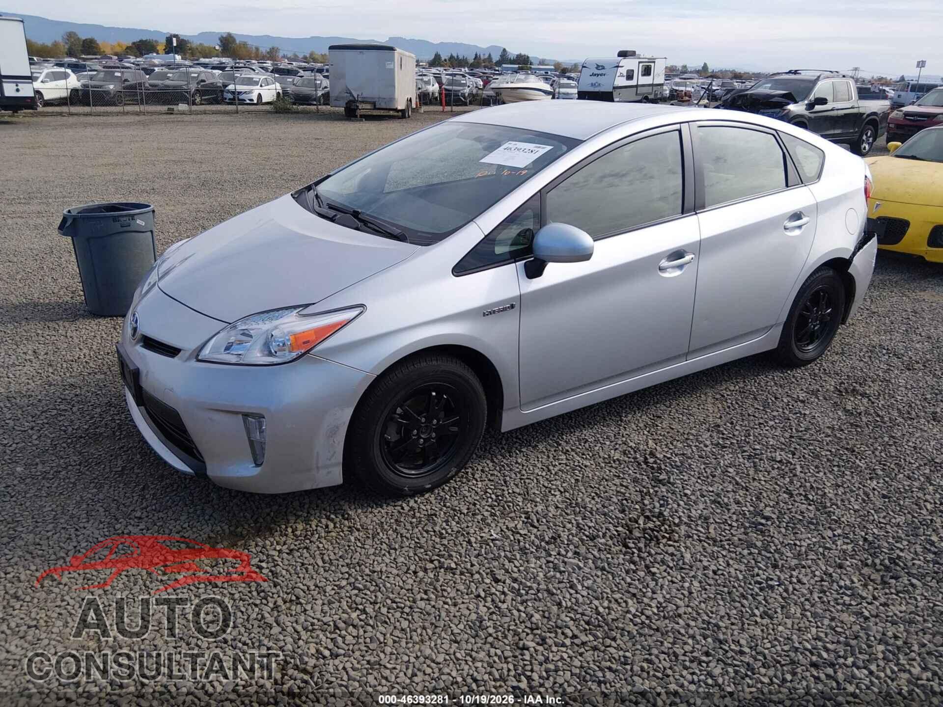 TOYOTA PRIUS 2012 - JTDKN3DU2C1536620
