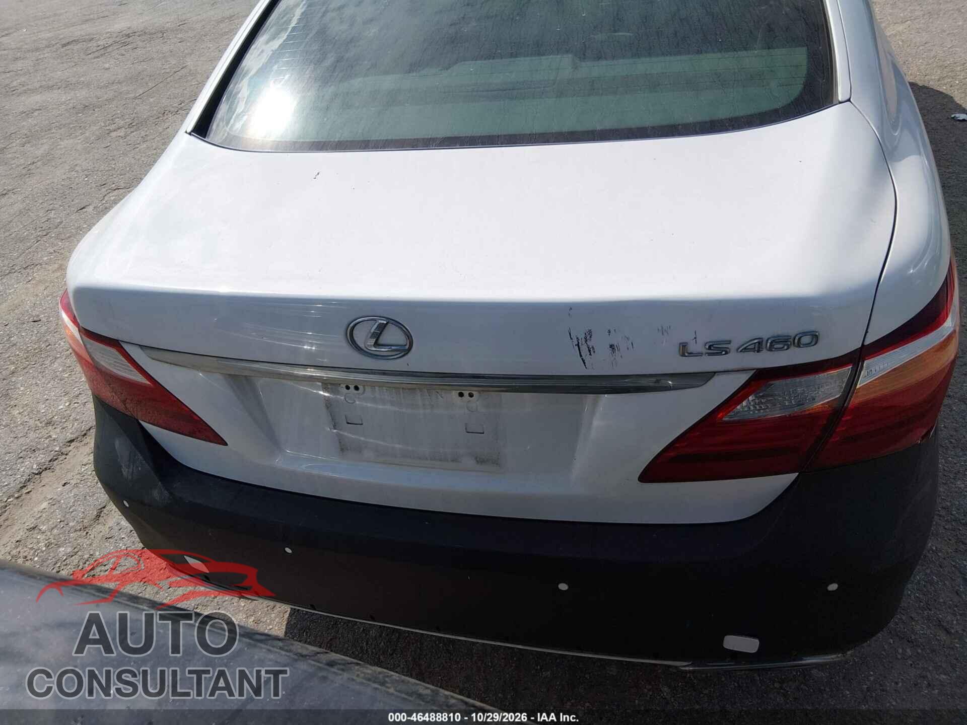 LEXUS LS 460 2012 - JTHBL5EF0C5111275