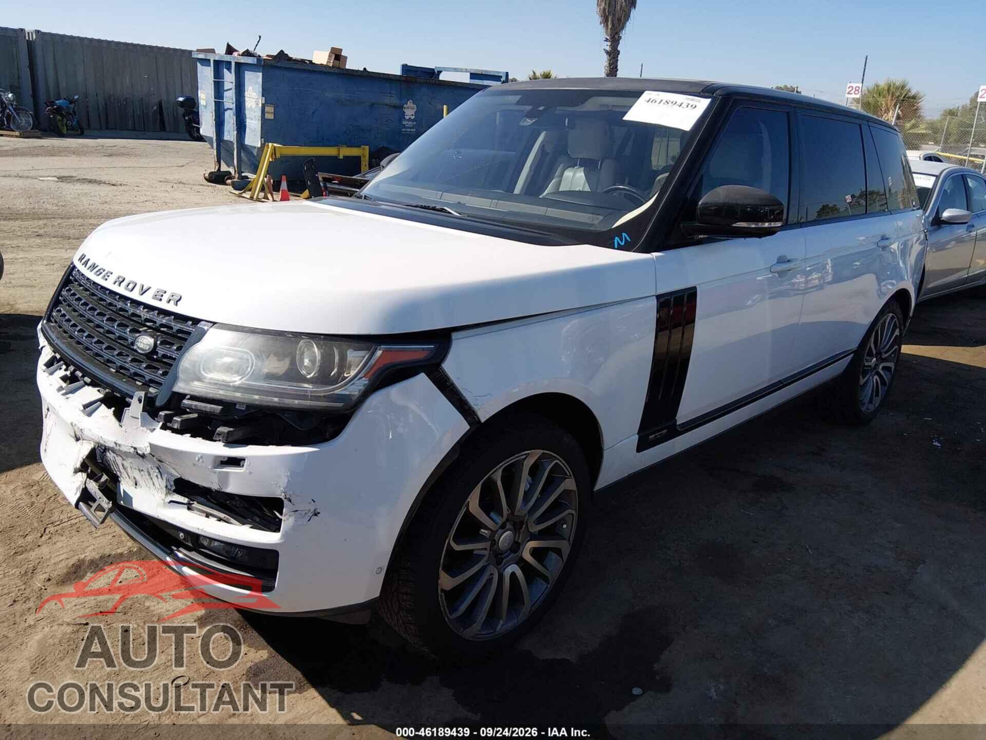 LAND ROVER RANGE ROVER 2014 - SALGS3TF9EA184620