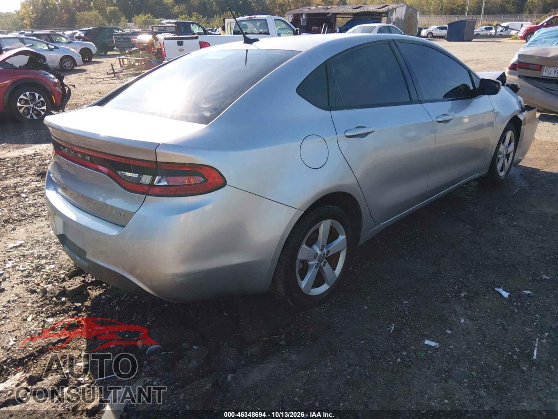 DODGE DART 2015 - 1C3CDFBB0FD315440