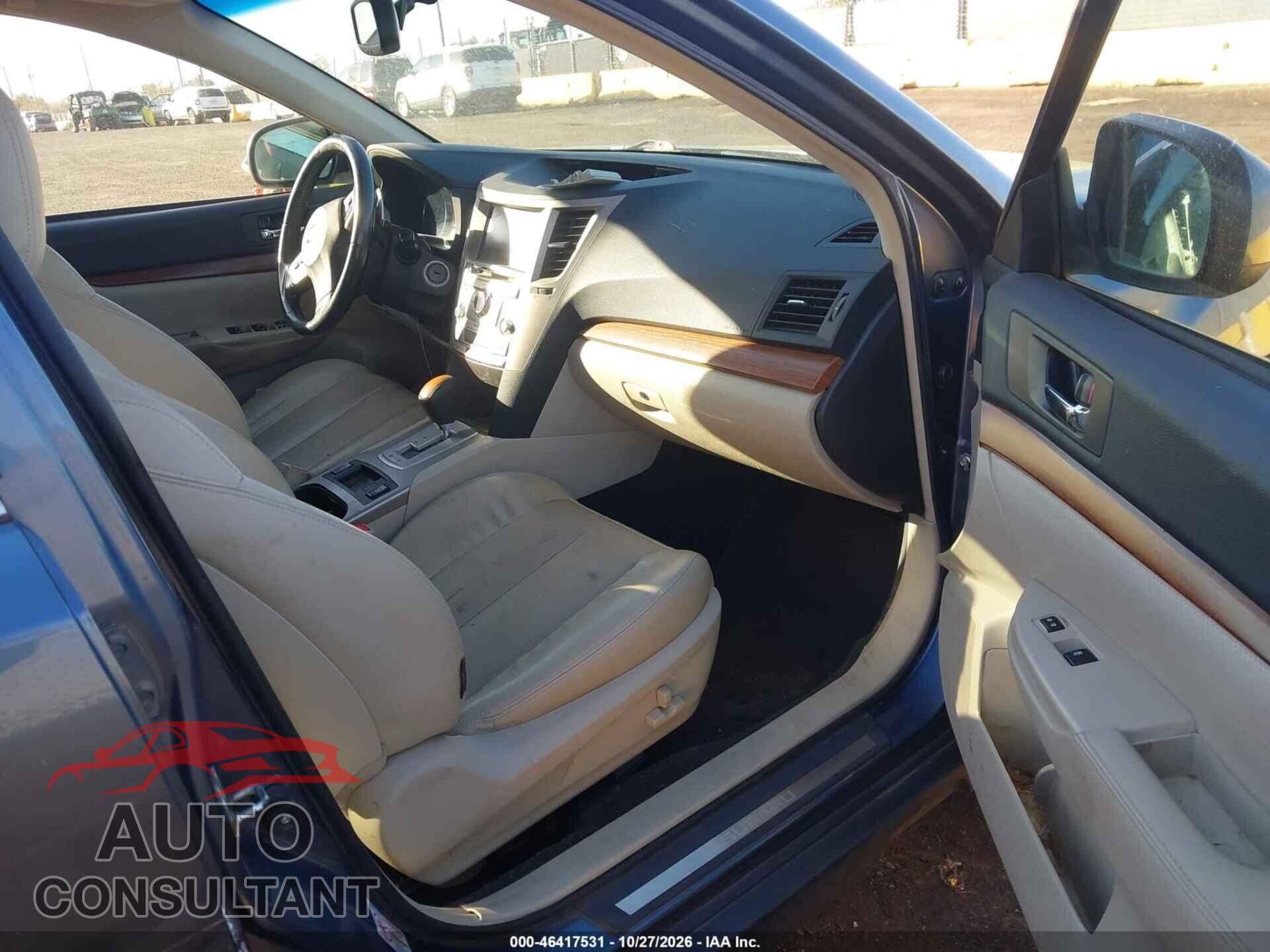 SUBARU OUTBACK 2013 - 4S4BRBLC0D3319351