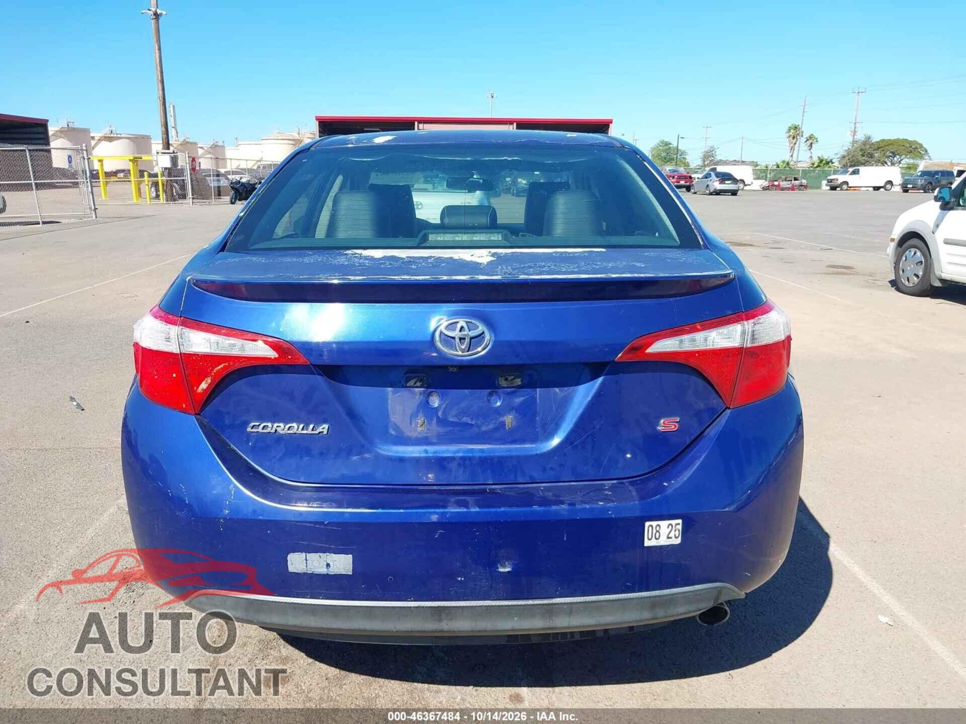 TOYOTA COROLLA 2015 - 5YFBURHE9FP302676