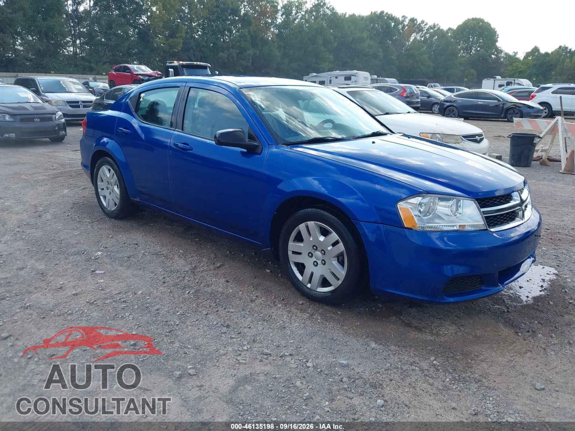 DODGE AVENGER 2013 - 1C3CDZAG3DN749633
