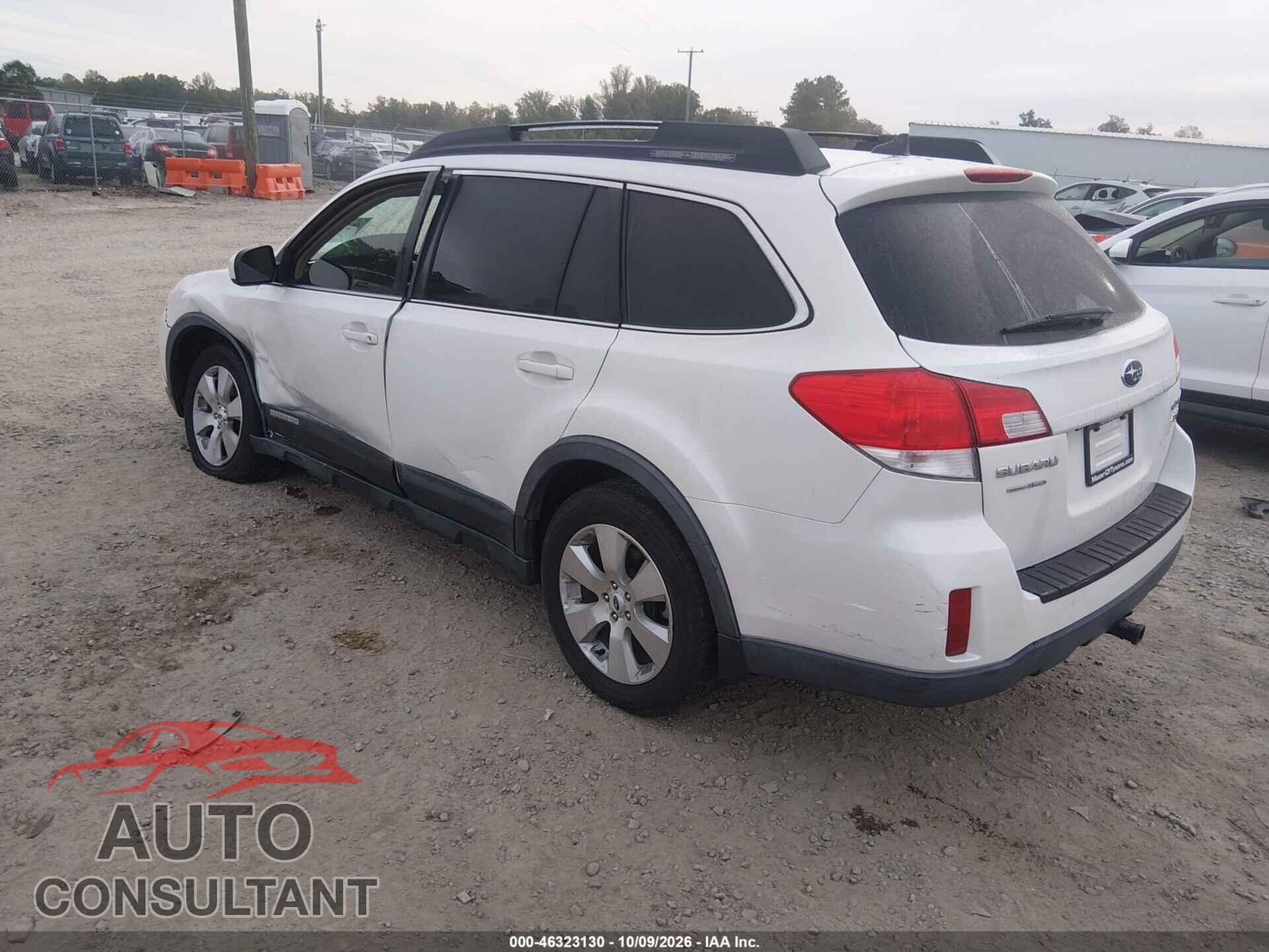 SUBARU OUTBACK 2012 - 4S4BRDKC6C2302717