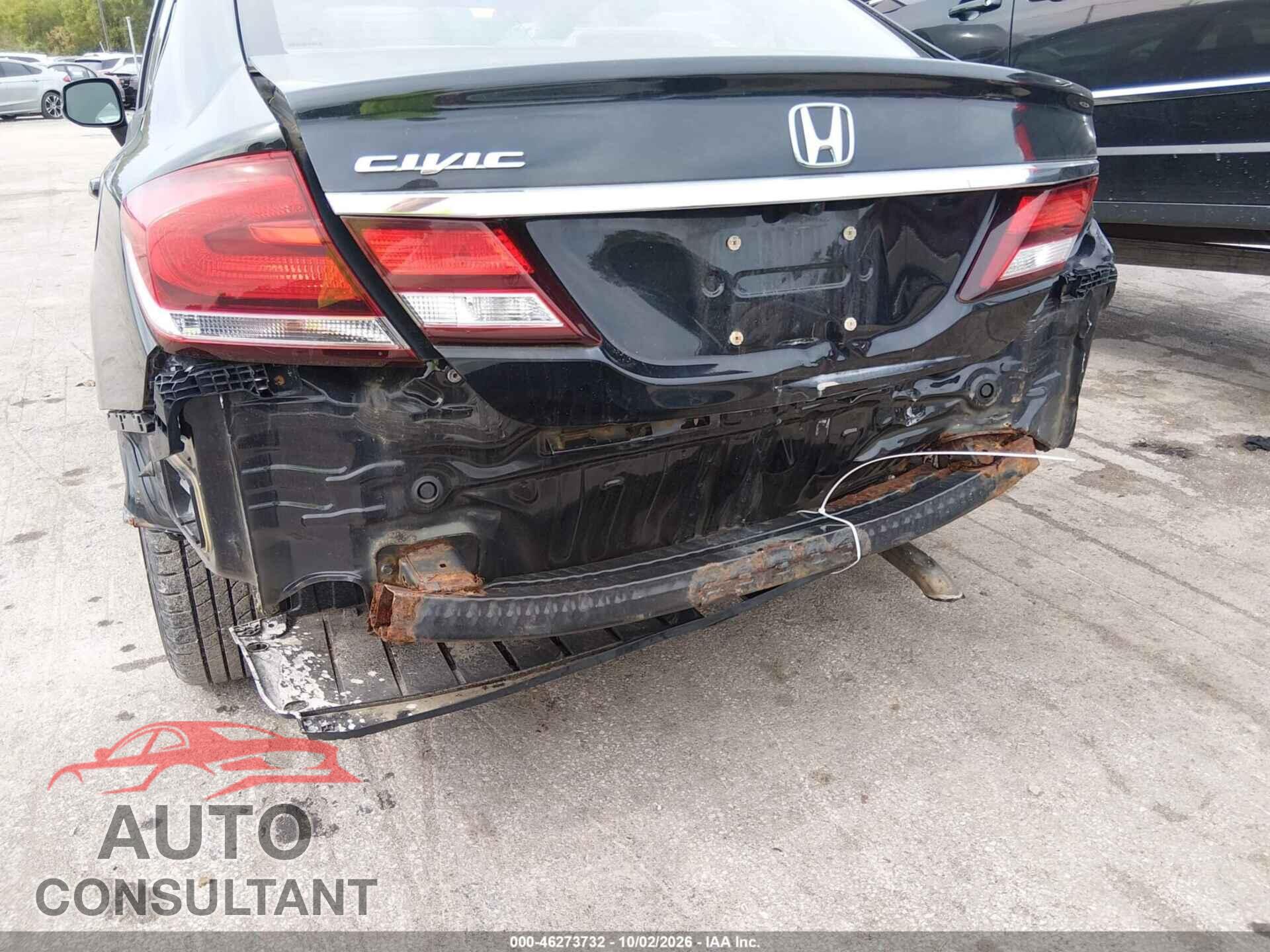 HONDA CIVIC 2013 - 19XFB2F94DE092667