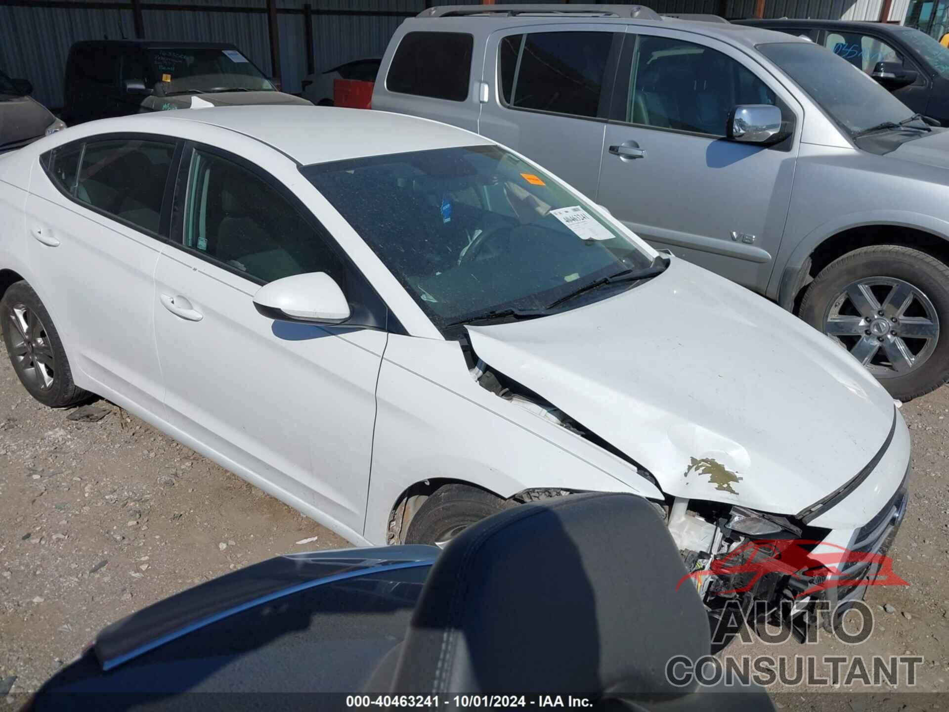 HYUNDAI ELANTRA 2018 - 5NPD84LF1JH361730