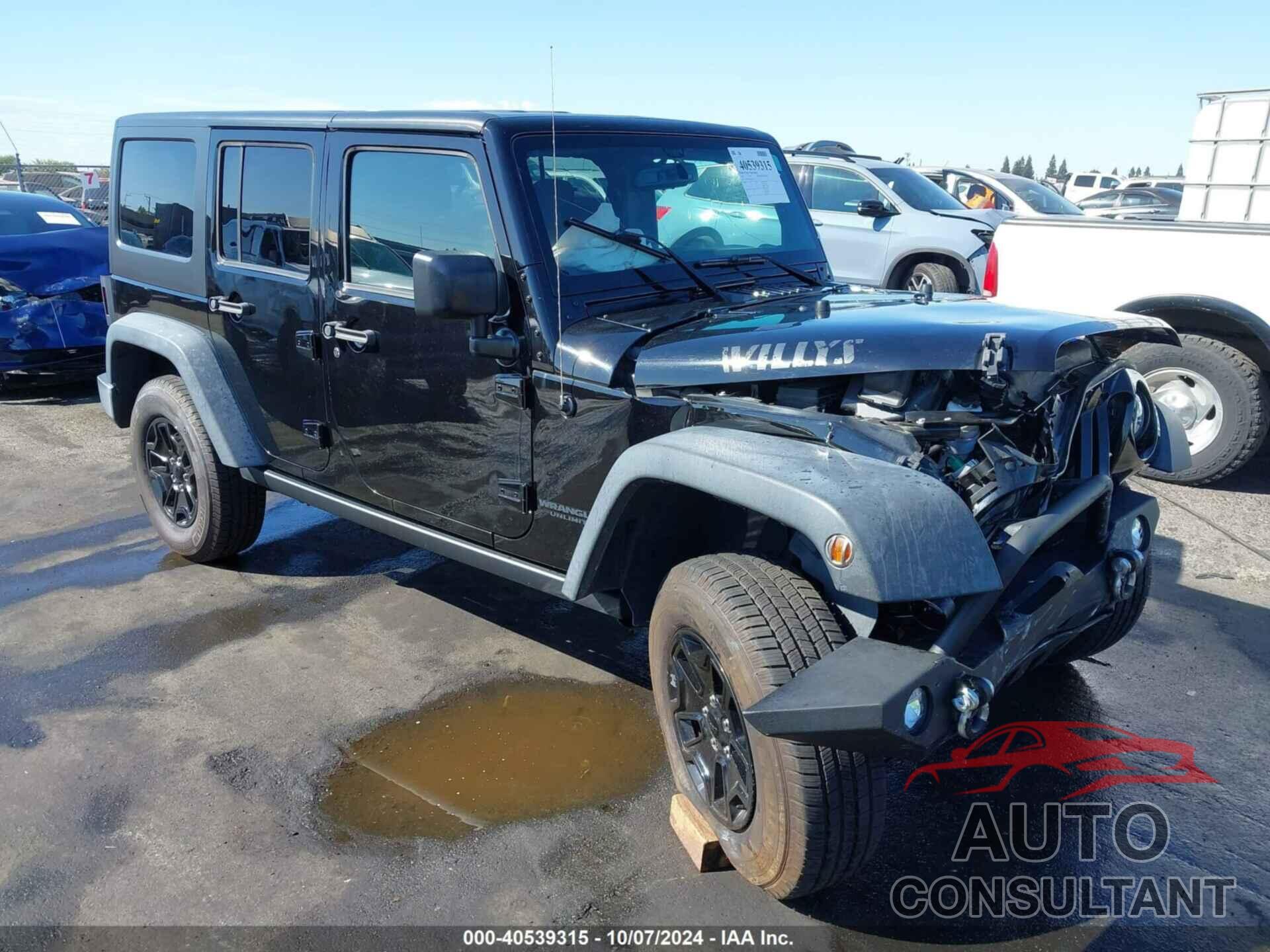 JEEP WRANGLER UNLIMITED 2017 - 1C4BJWDG0HL608210
