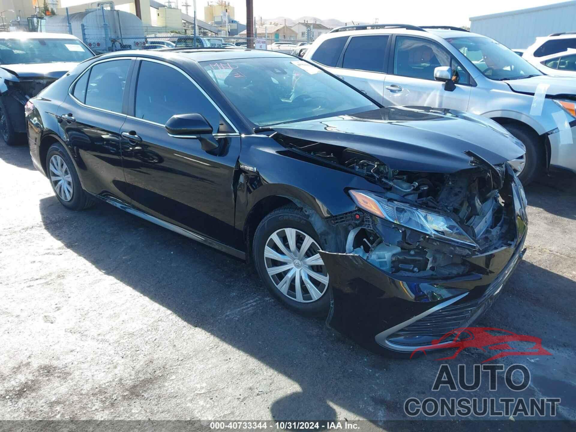 TOYOTA CAMRY 2021 - 4T1H31AK3MU547564