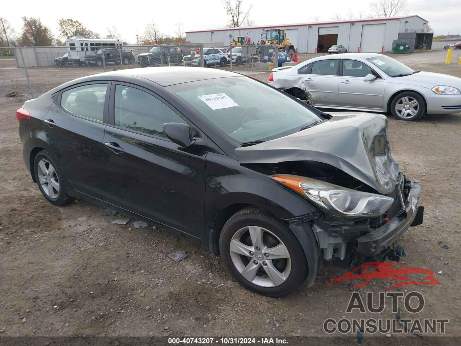 HYUNDAI ELANTRA 2013 - KMHDH4AE3DU547995