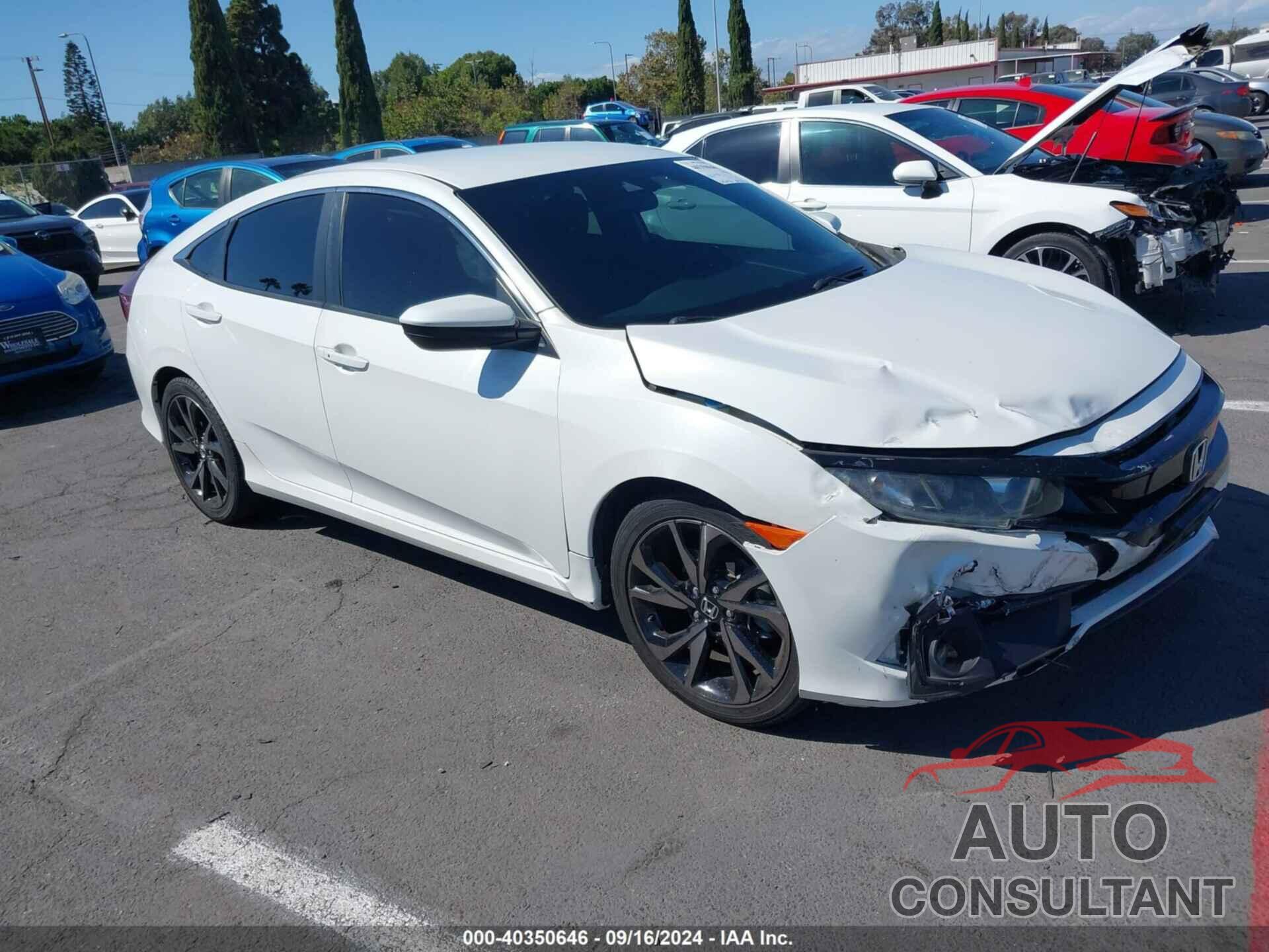HONDA CIVIC 2019 - 2HGFC2F82KH600027