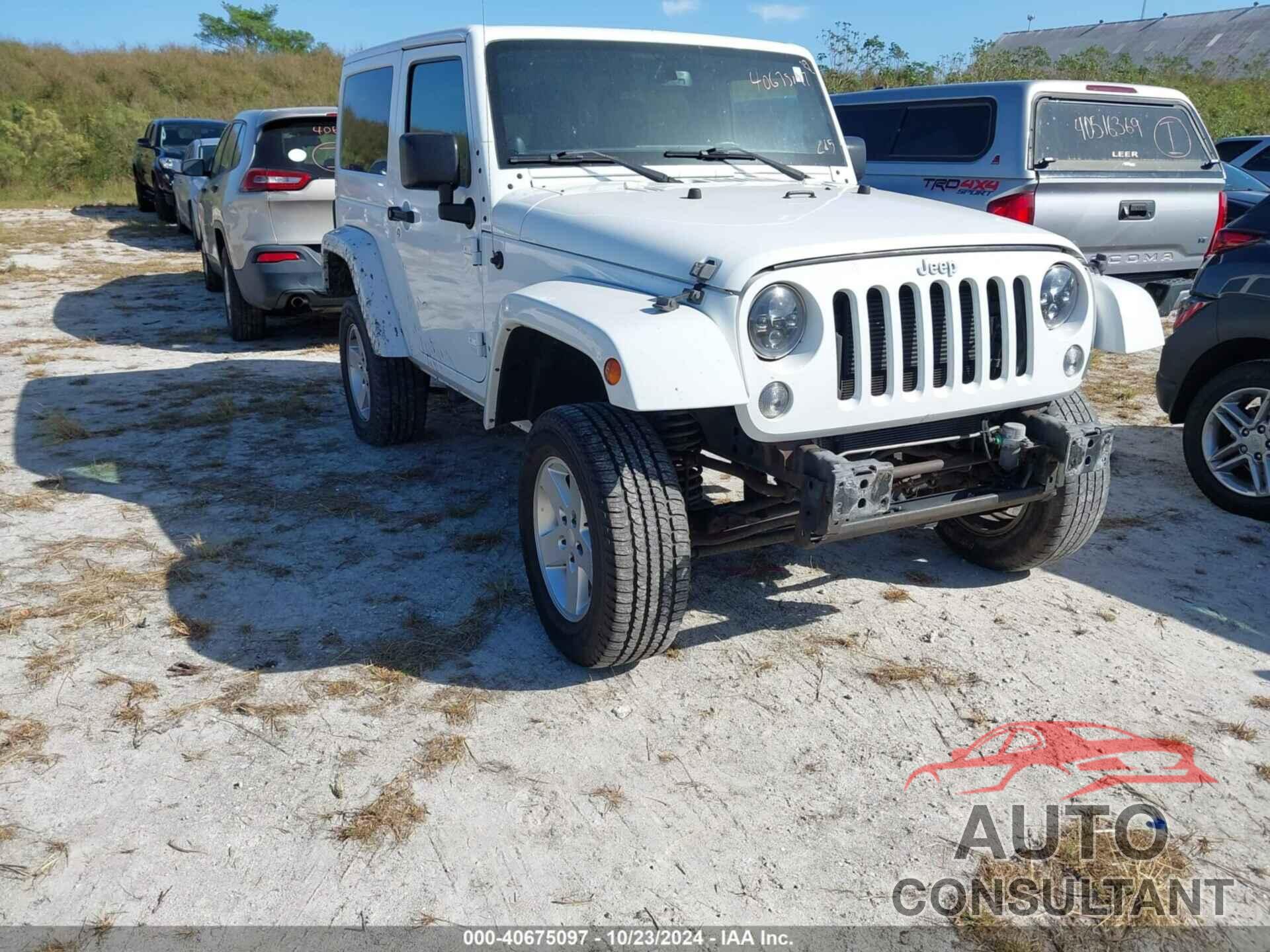 JEEP WRANGLER 2014 - 1C4AJWBG7EL221468