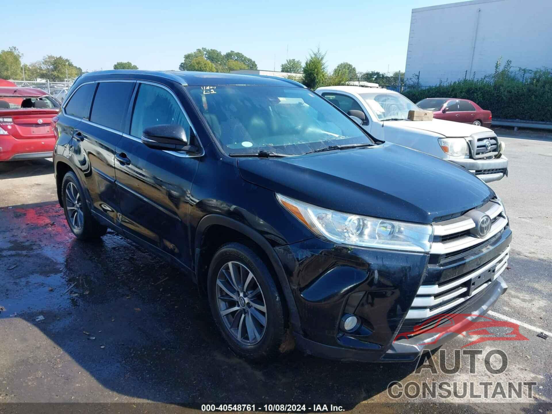 TOYOTA HIGHLANDER 2017 - 5TDJZRFH9HS474226