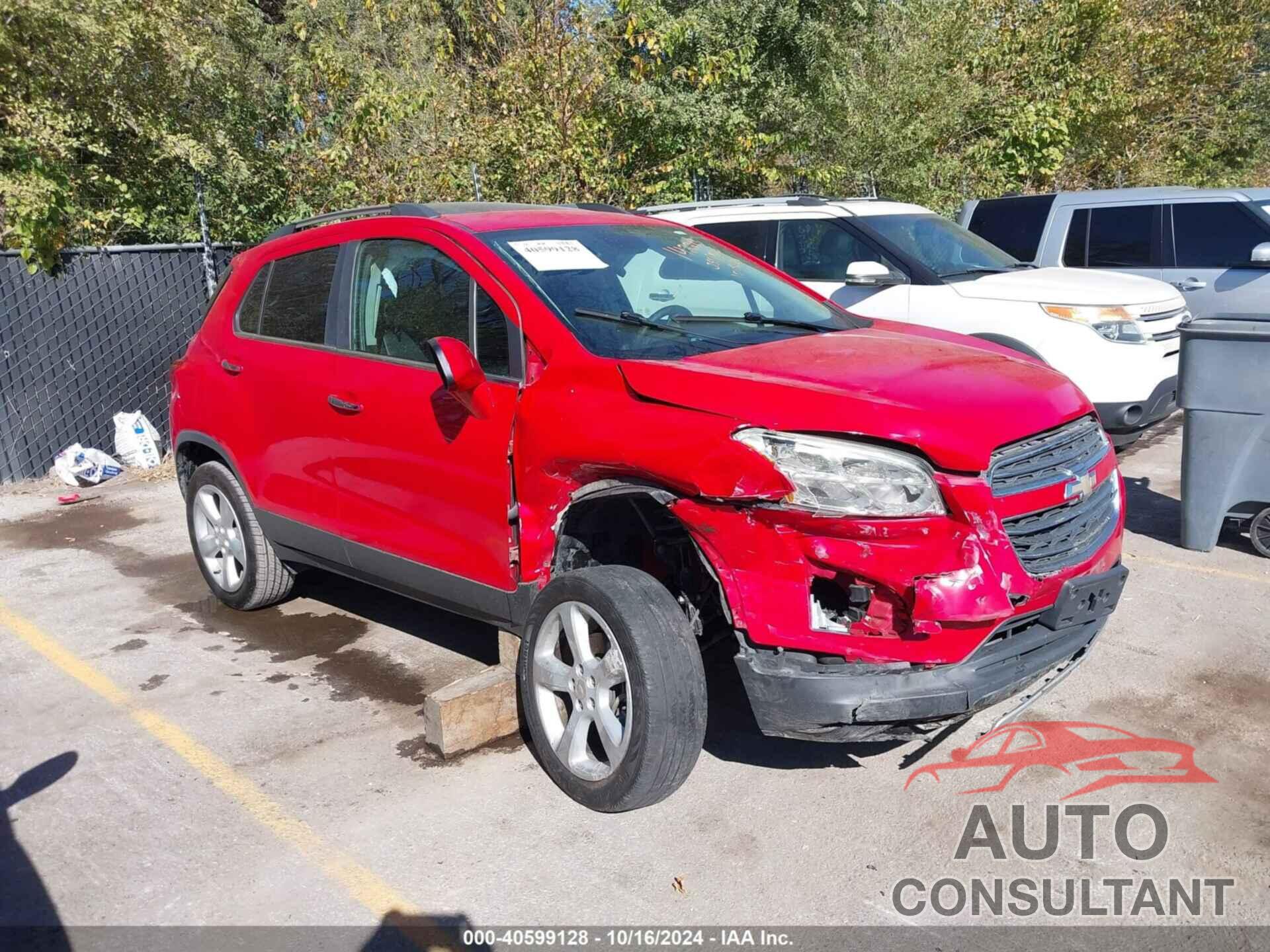 CHEVROLET TRAX 2015 - 3GNCJNSB1FL206629