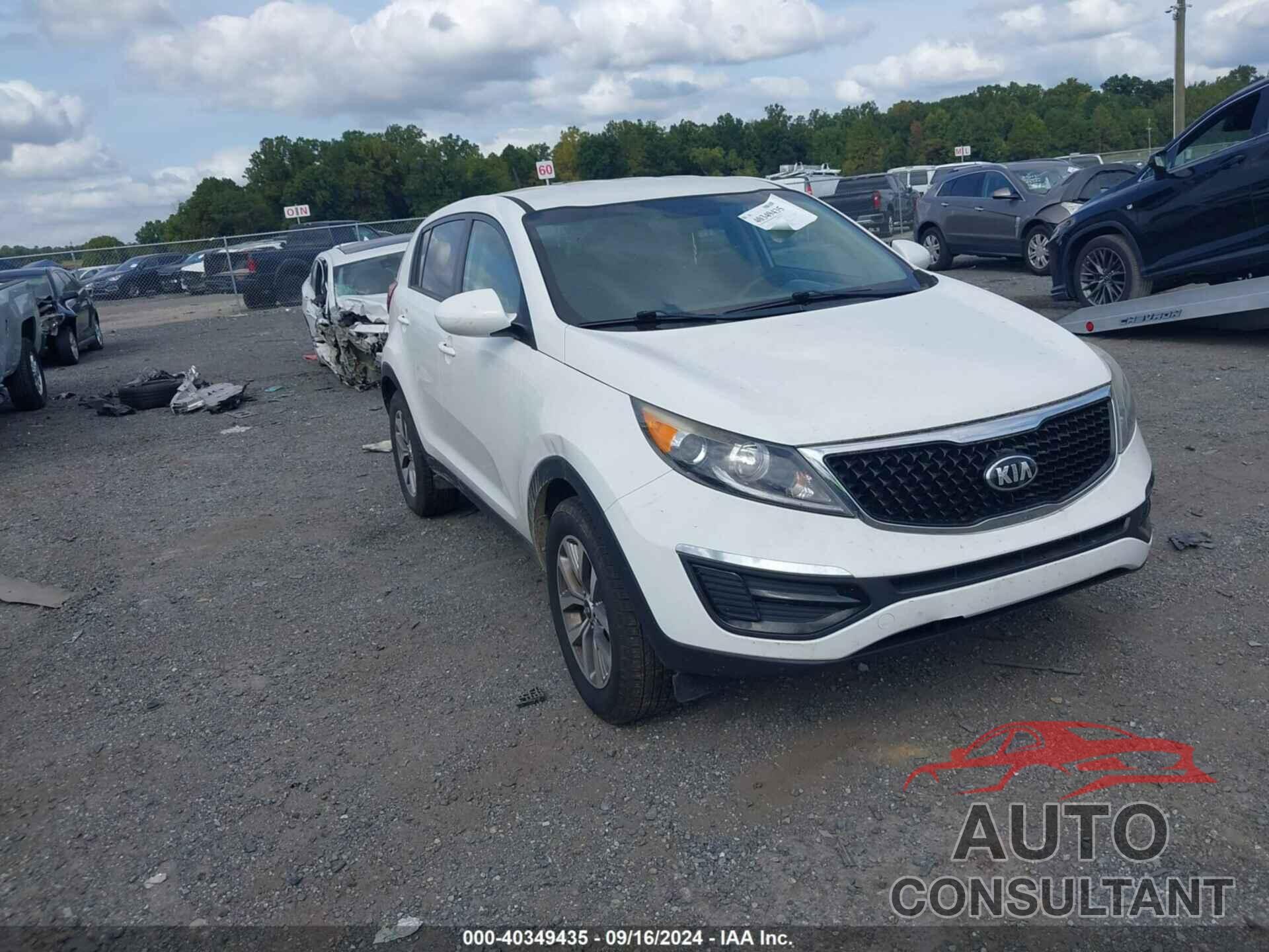 KIA SPORTAGE 2016 - KNDPB3AC5G7847553