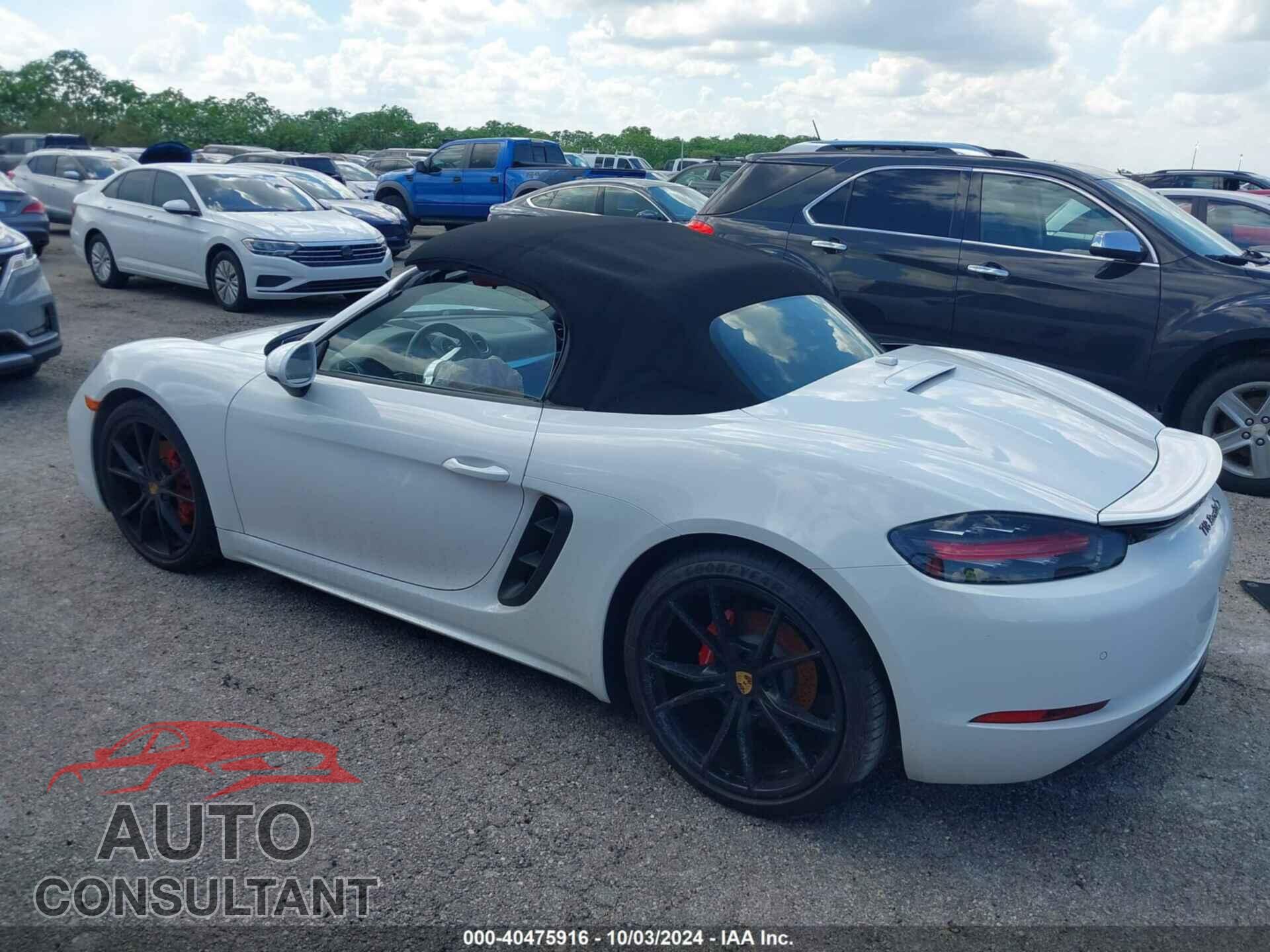 PORSCHE BOXSTER 2017 - WP0CB2A82HS241677
