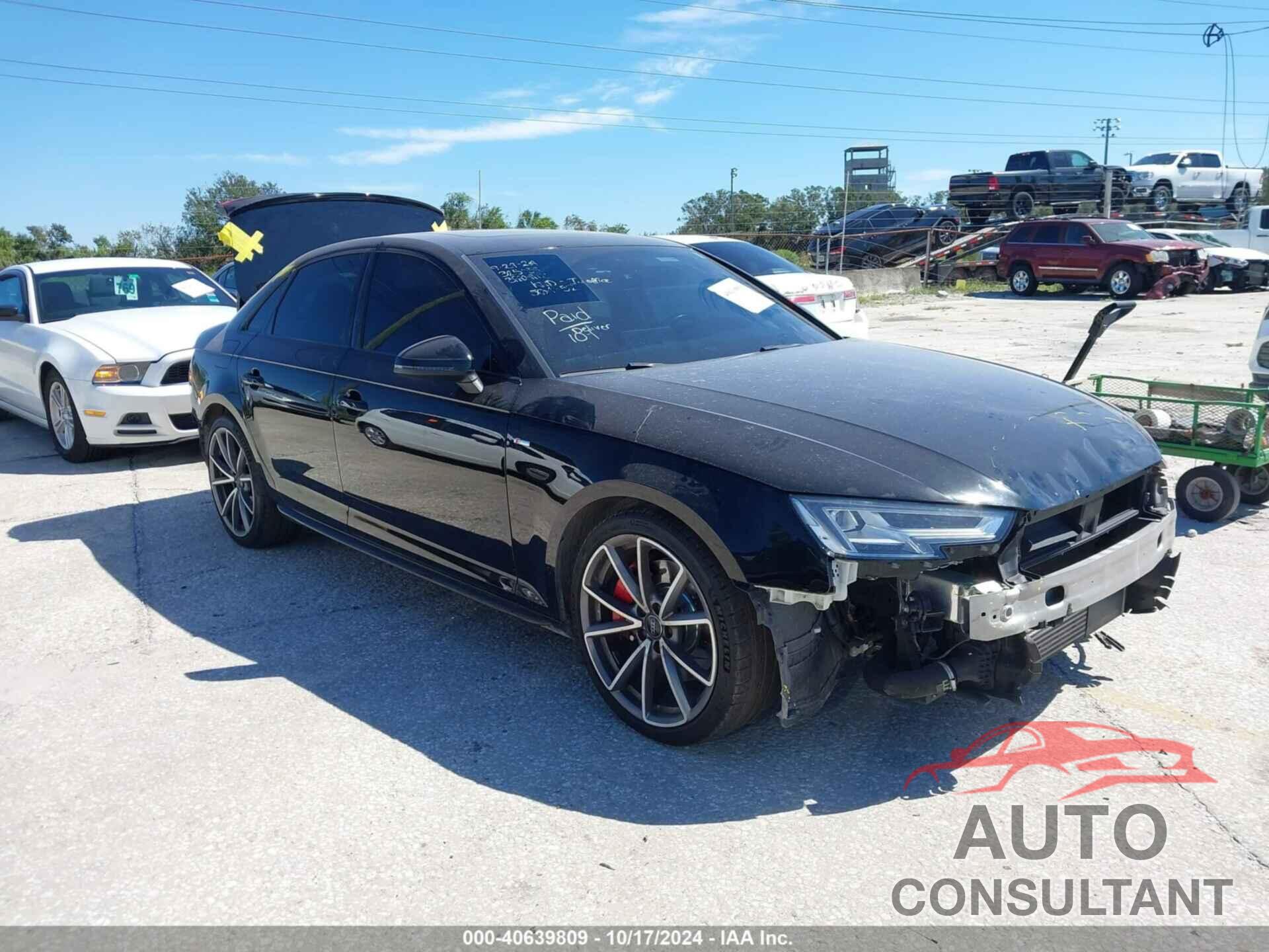 AUDI A4 2018 - WAUENAF43JA105504