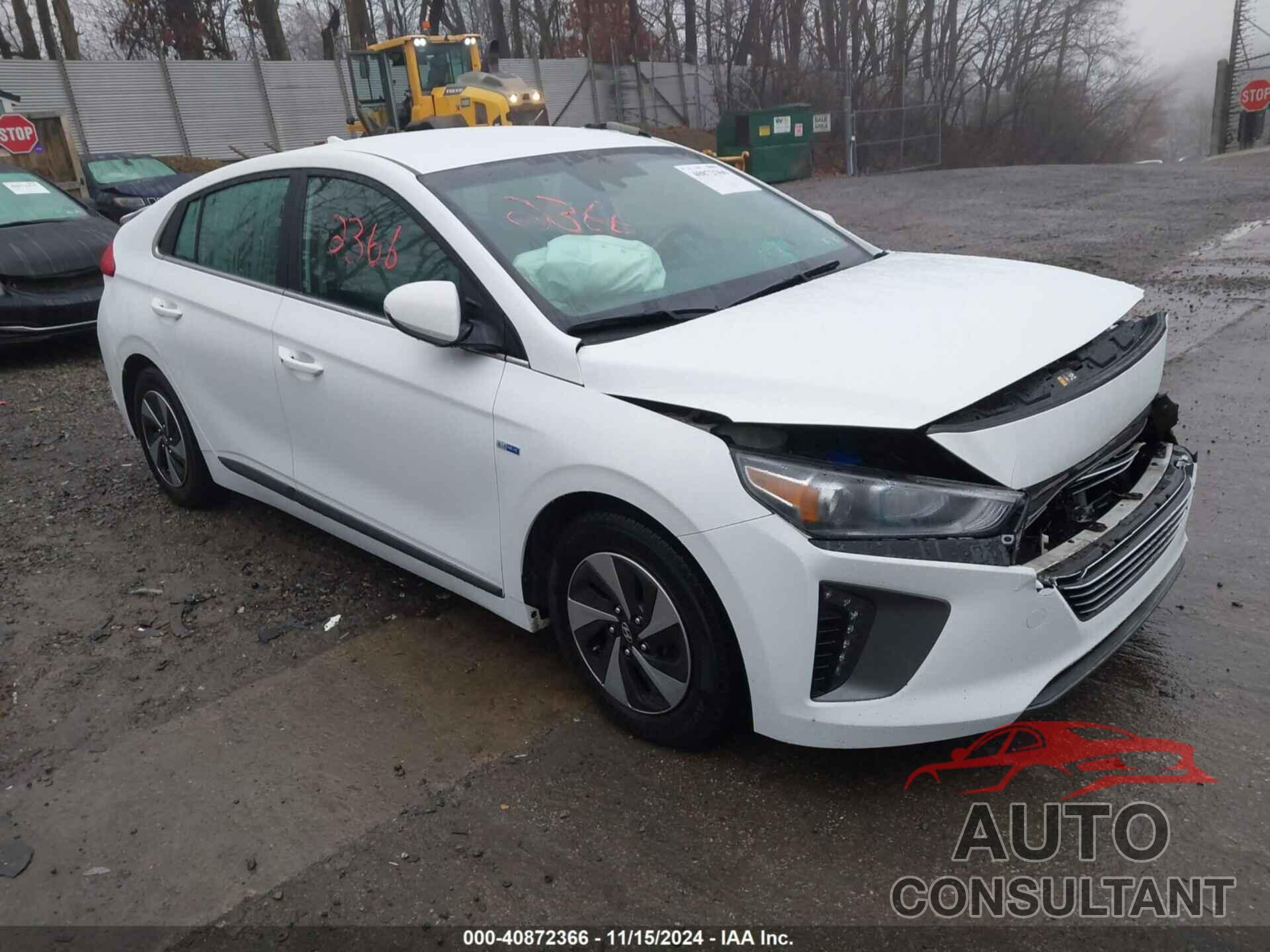 HYUNDAI IONIQ HYBRID 2019 - KMHC75LC9KU119362