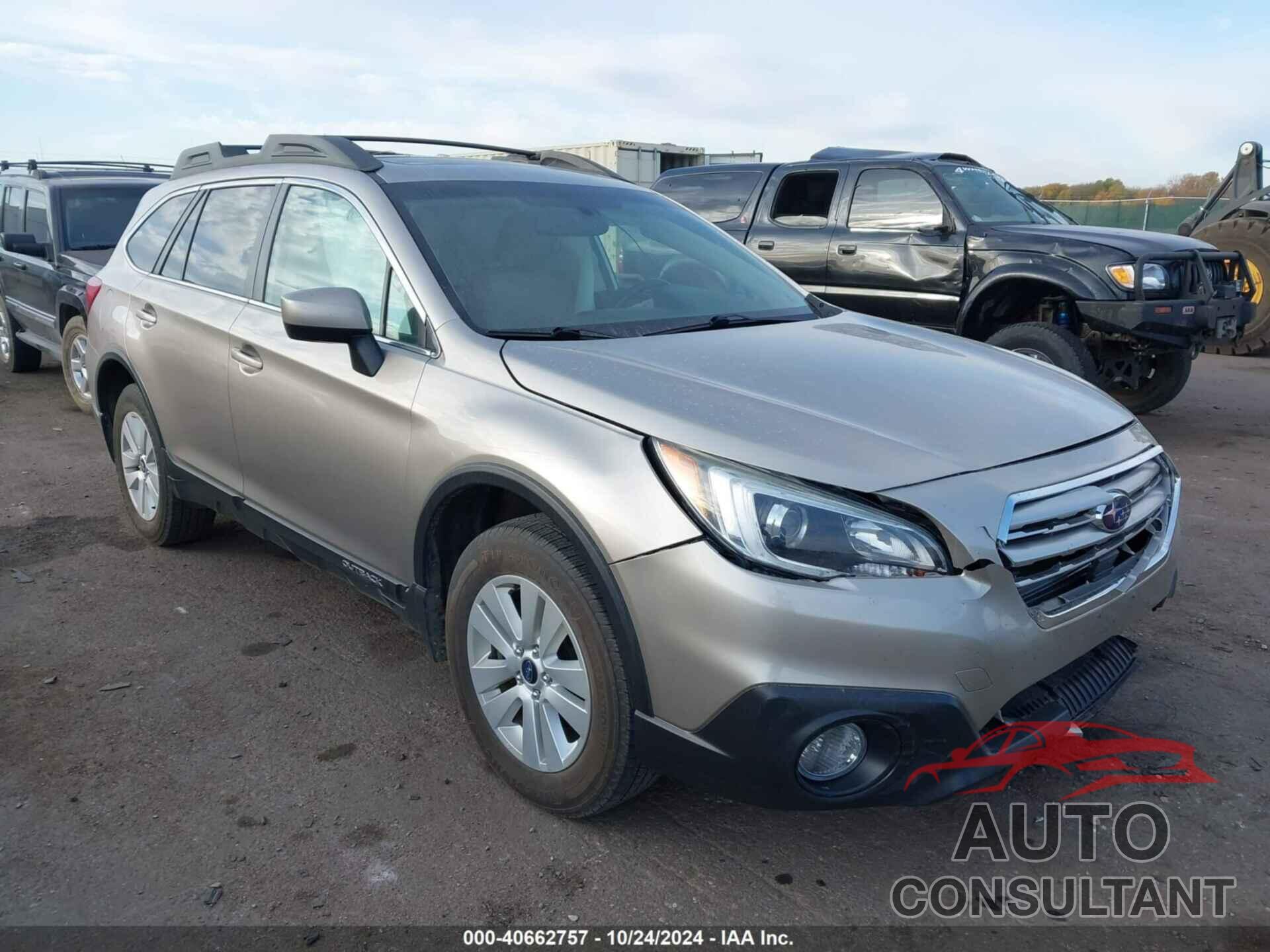 SUBARU OUTBACK 2015 - 4S4BSBEC0F3216712