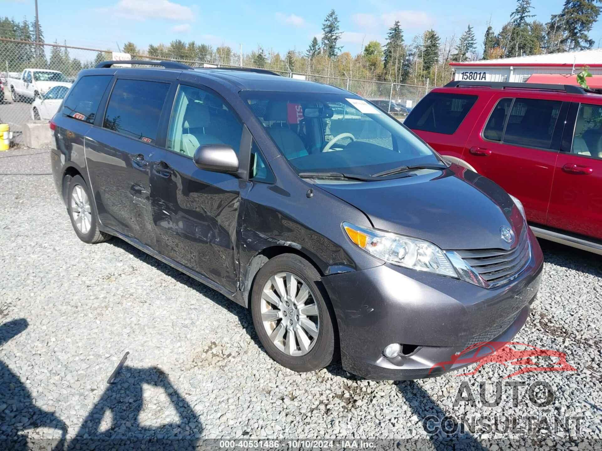 TOYOTA SIENNA 2014 - 5TDDK3DC6ES075470