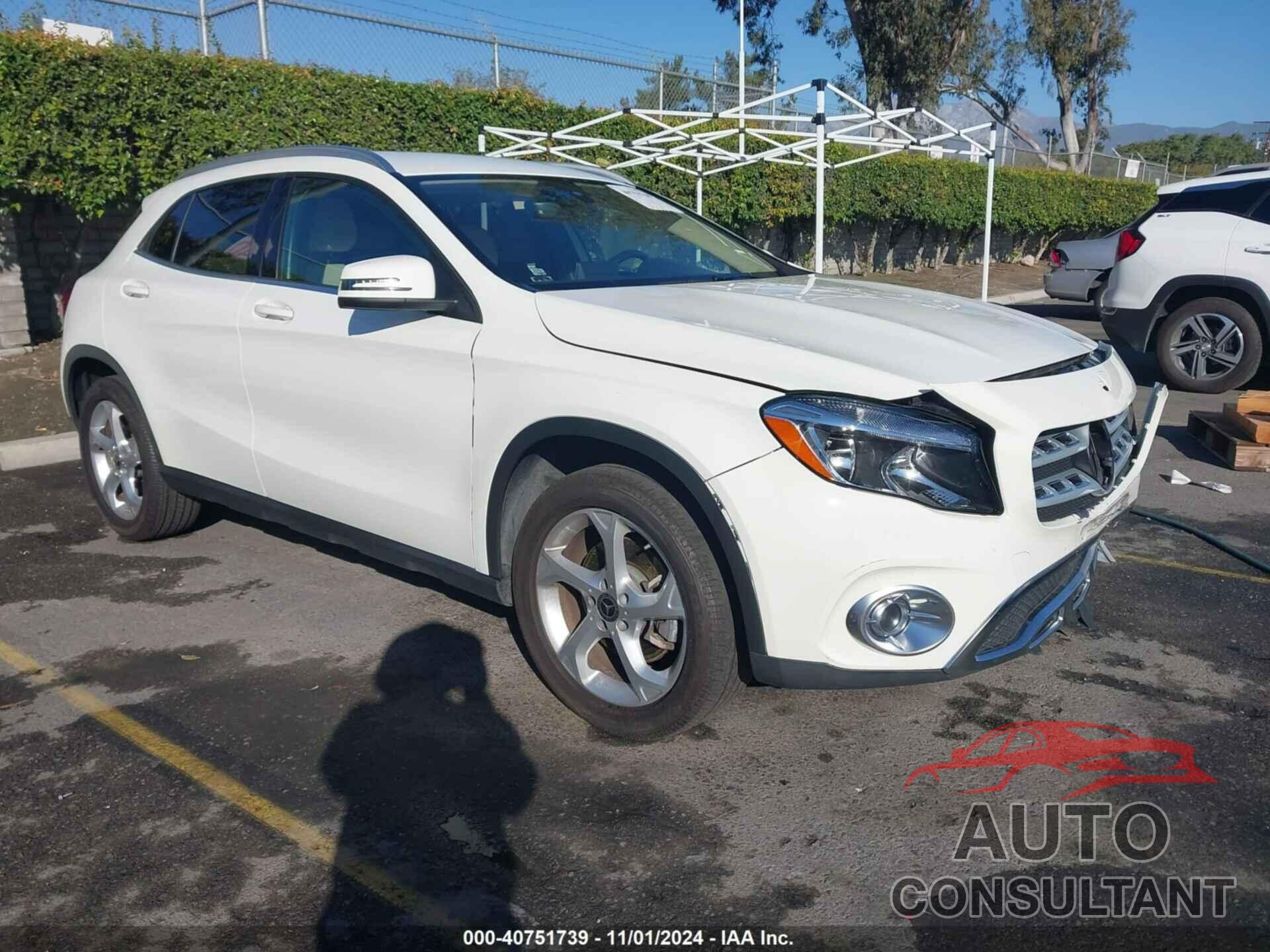 MERCEDES-BENZ GLA 250 2018 - WDCTG4EB7JJ472308
