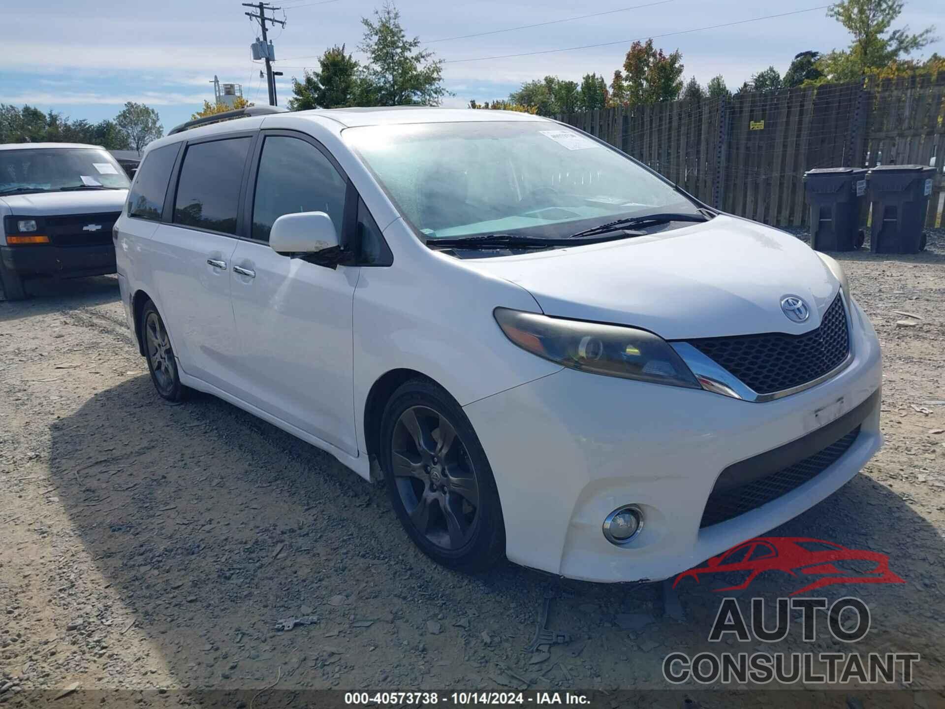 TOYOTA SIENNA 2016 - 5TDXK3DCXGS700517