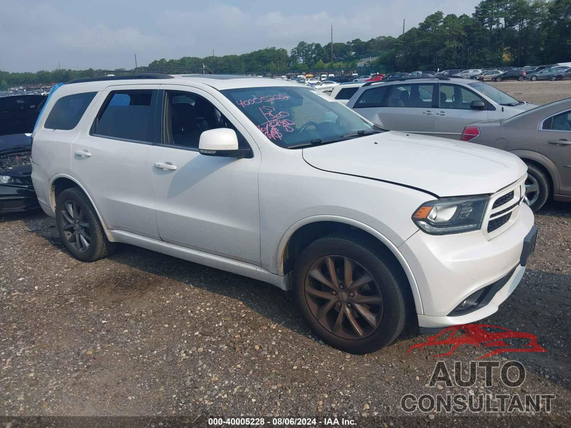 DODGE DURANGO 2017 - 1C4RDJDG3HC928887