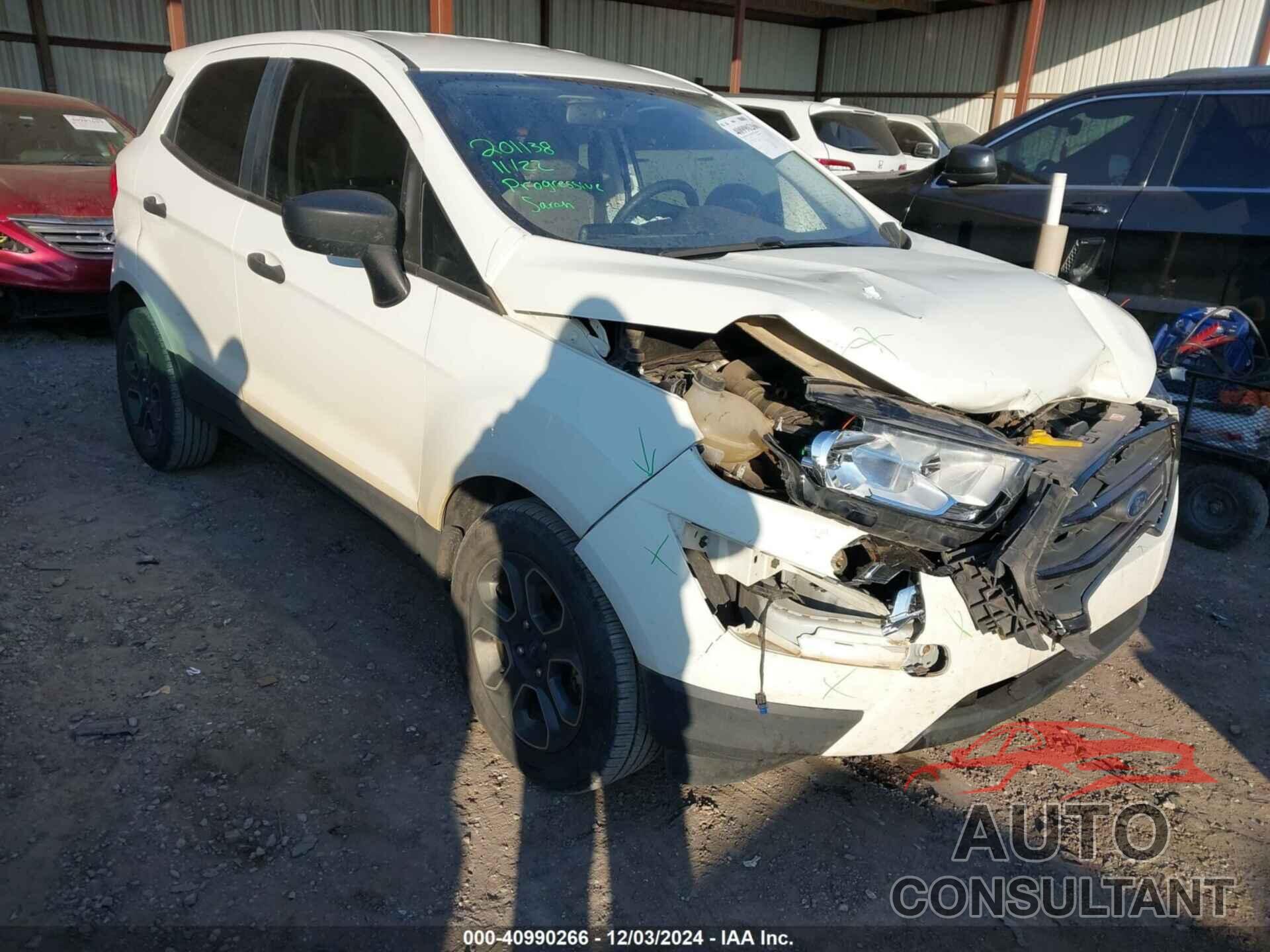 FORD ECOSPORT 2019 - MAJ3S2FE1KC303608