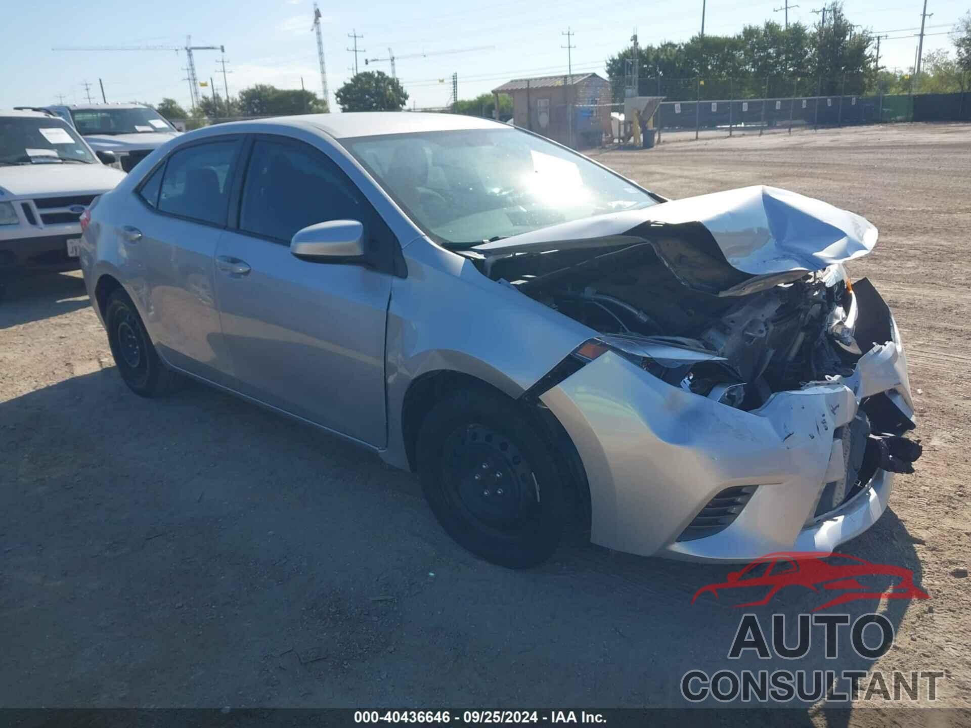 TOYOTA COROLLA 2016 - 5YFBURHE5GP477654