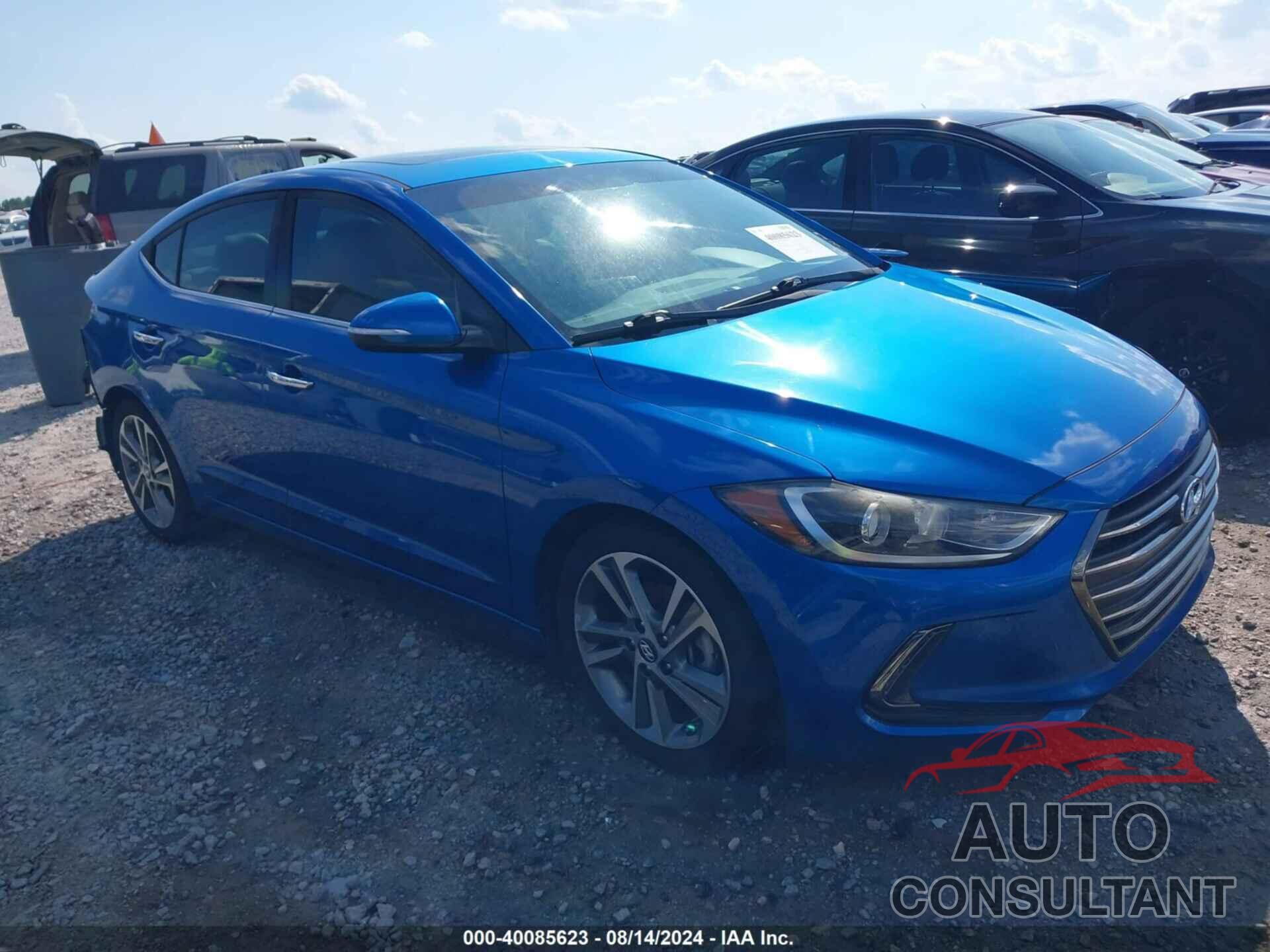 HYUNDAI ELANTRA 2017 - 5NPD84LF6HH059571